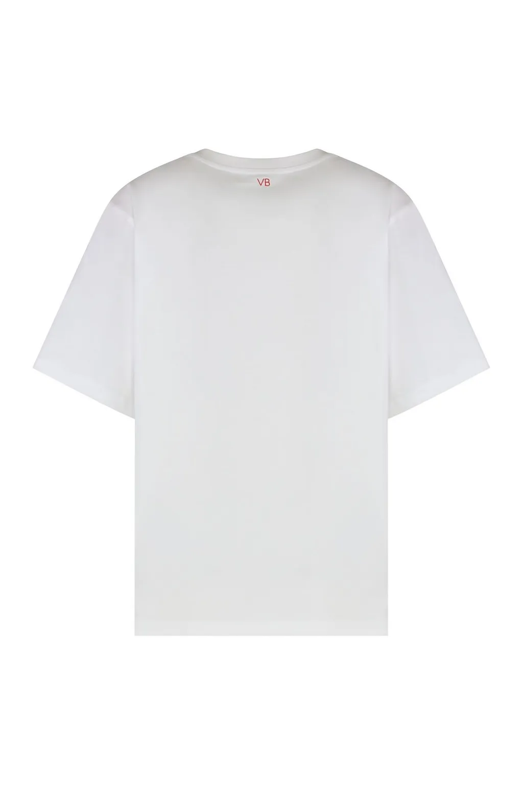 Victoria Beckham Slogan Print Crew Neck T-Shirt