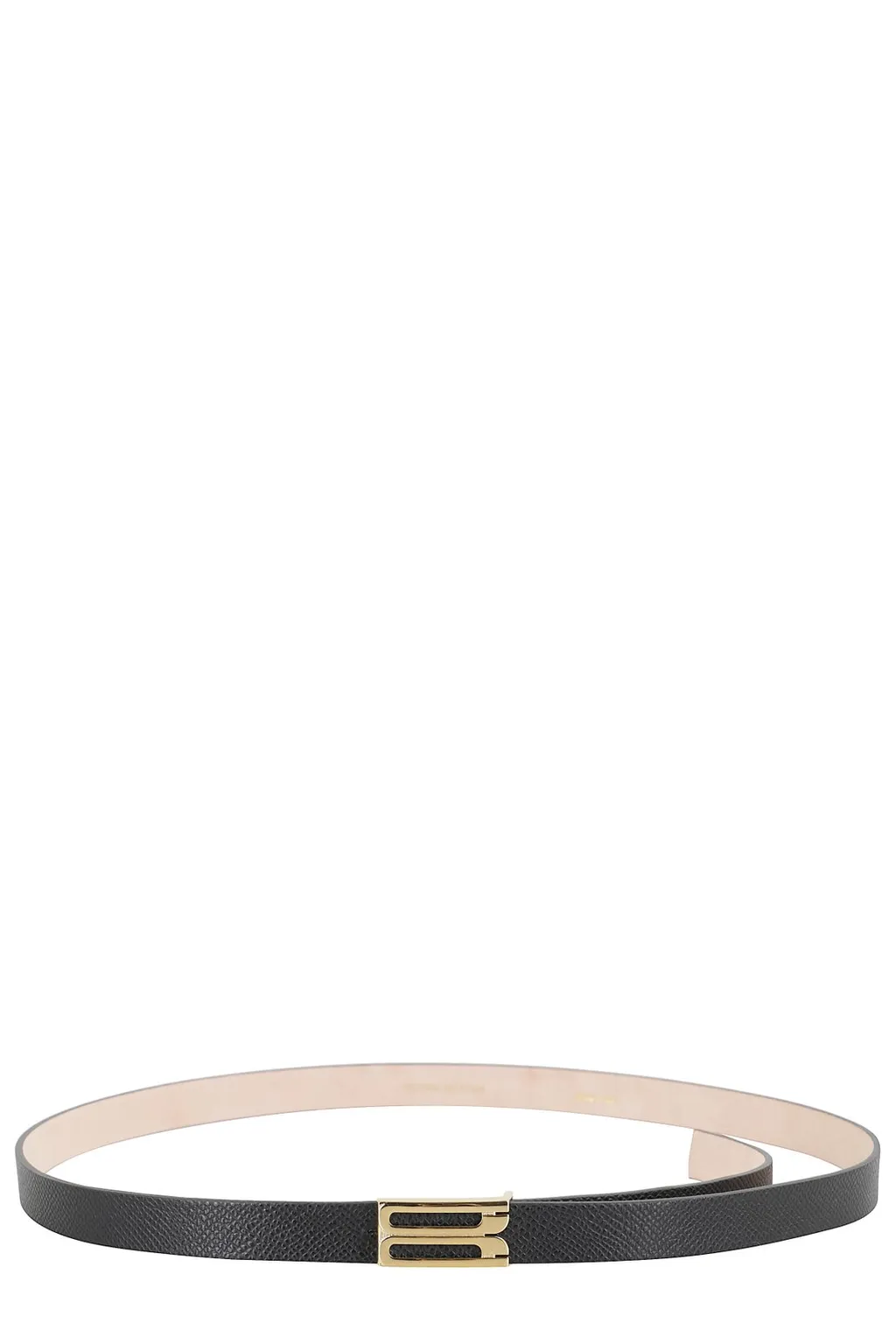 Victoria Beckham Logo Plaque Buckle Belt