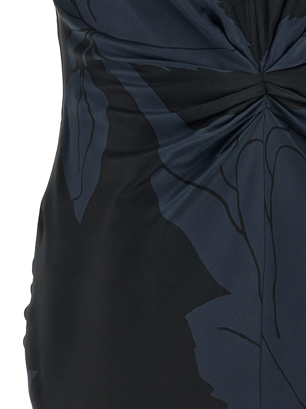 Victoria Beckham Eve Gathered Midi Dress