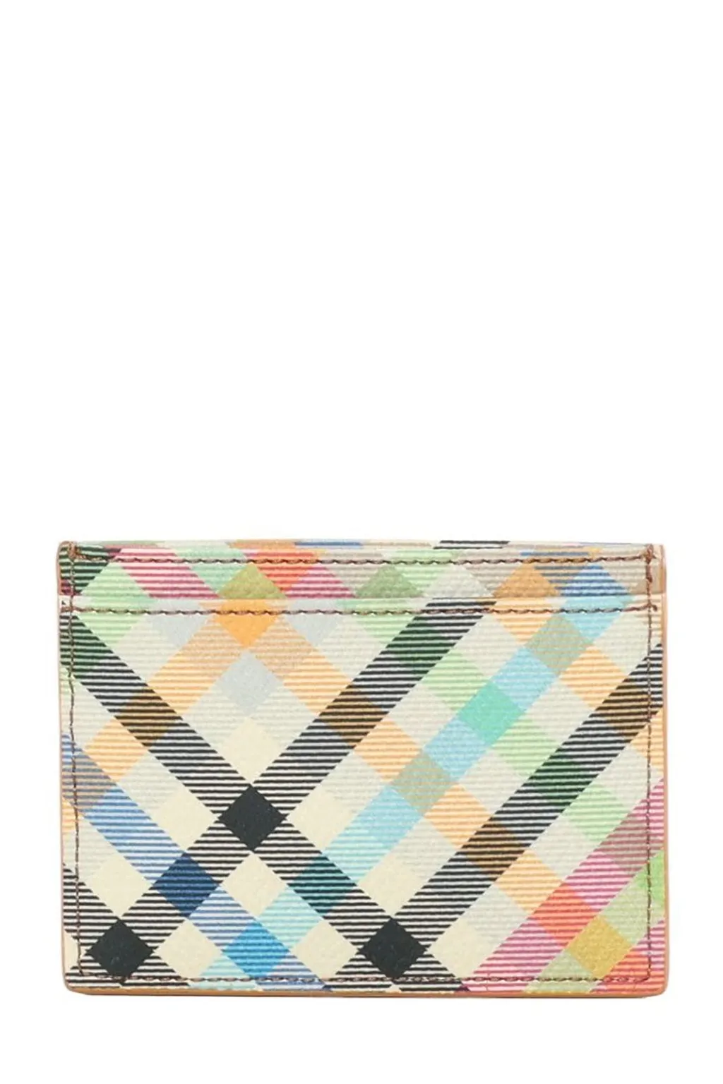 Vivienne Westwood Logo Plaque Checked Wallet