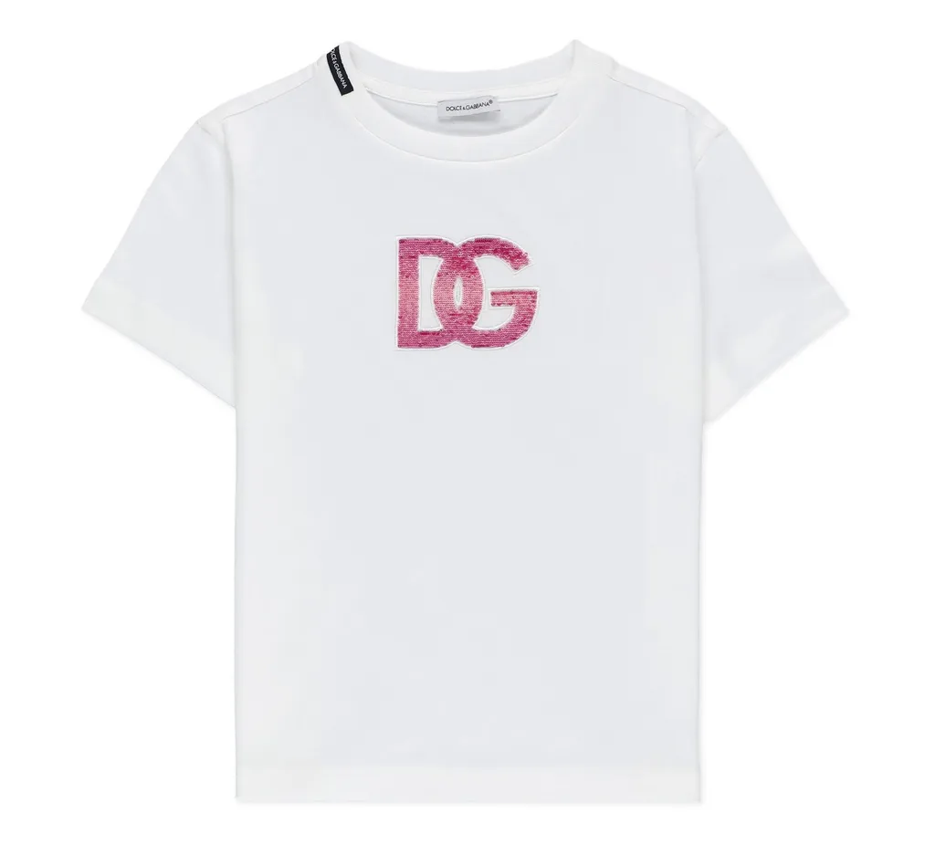 Dolce & Gabbana Kids Dg Logo Printed Jersey T-Shirt