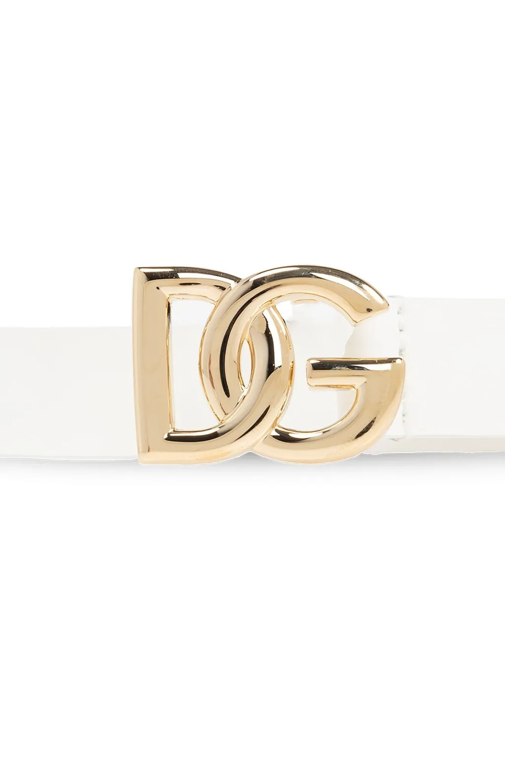 Dolce & Gabbana Kids Logo Plaque Buckle Belt