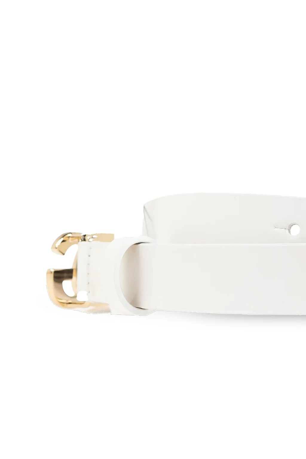 Dolce & Gabbana Kids Logo Plaque Buckle Belt