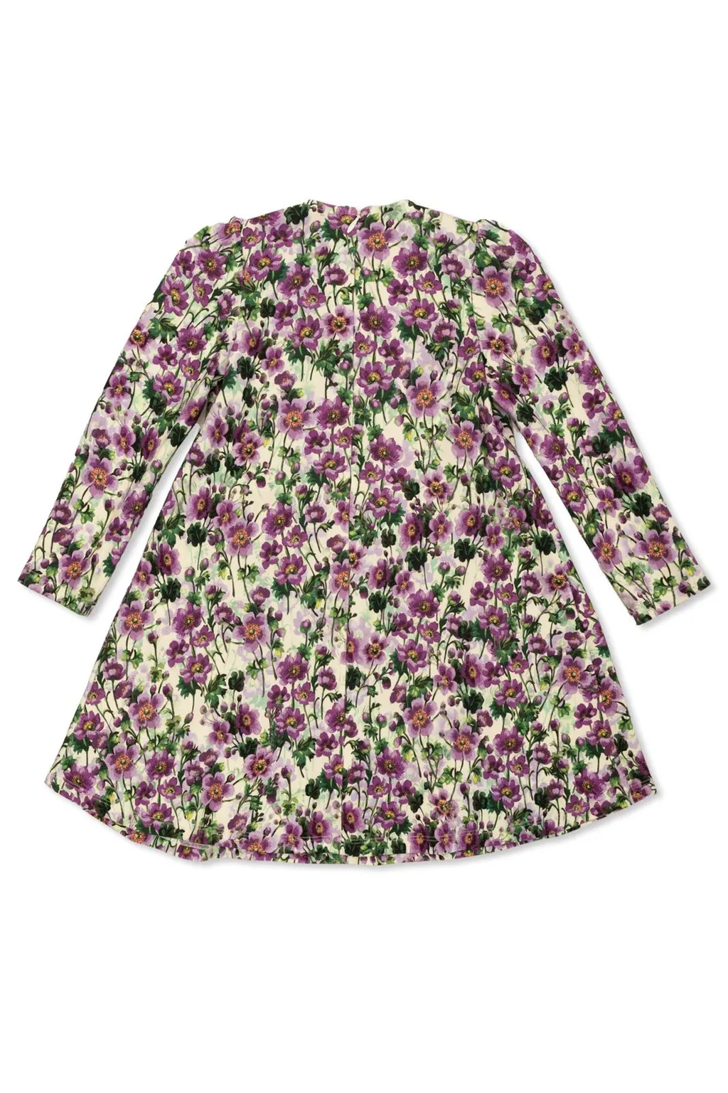 Dolce & Gabbana Kids Violets-Print Interlock Dress