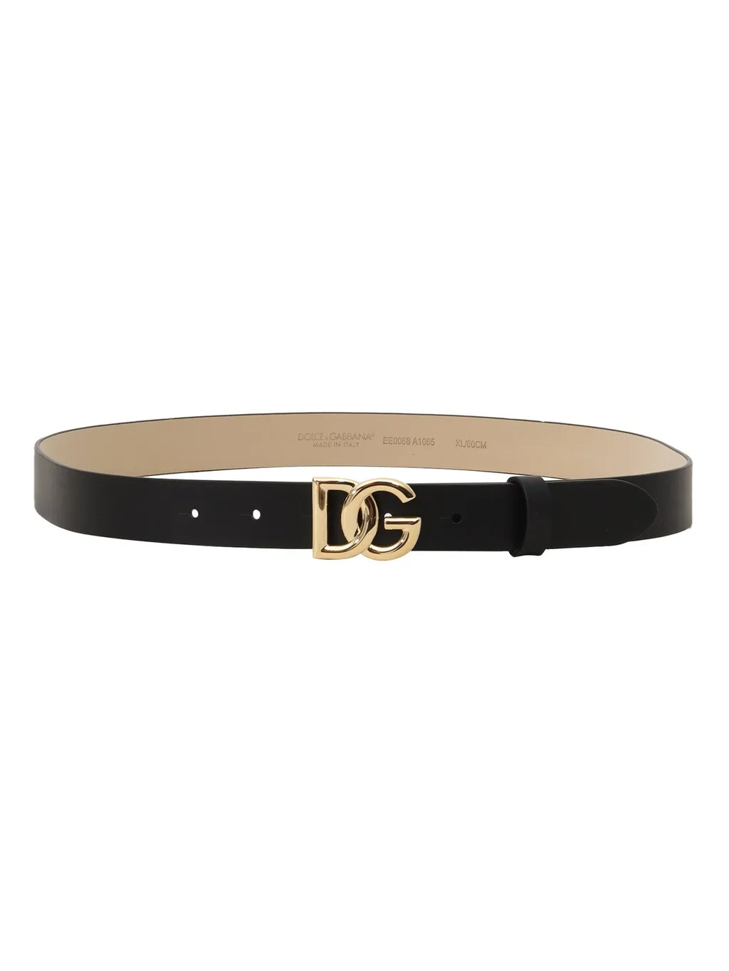 Dolce & Gabbana Kids Dg Logo Plaque Buckle Belt