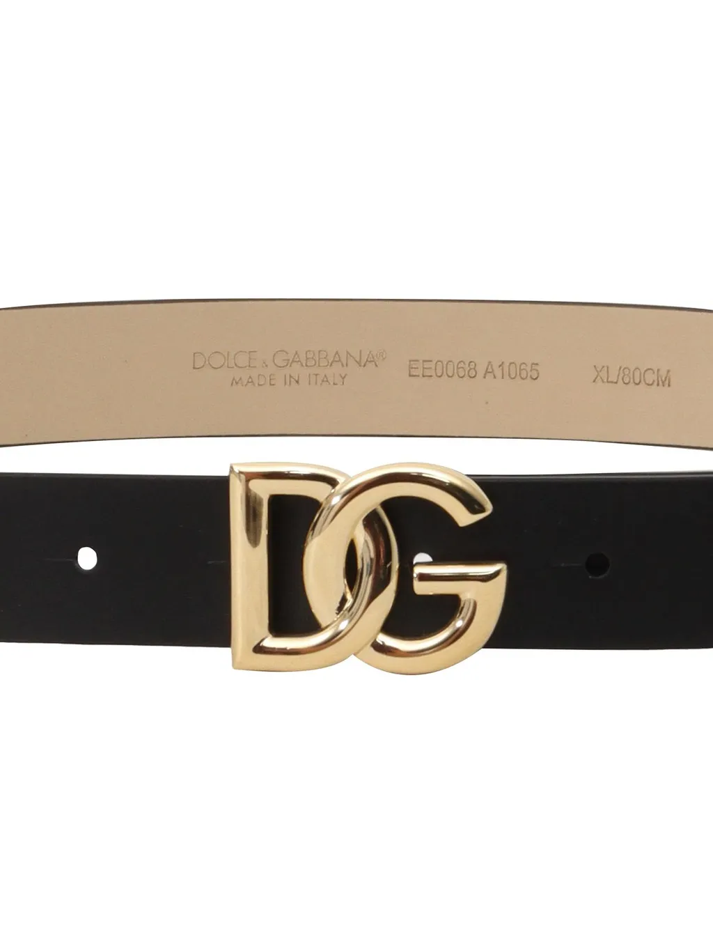 Dolce & Gabbana Kids Dg Logo Plaque Buckle Belt