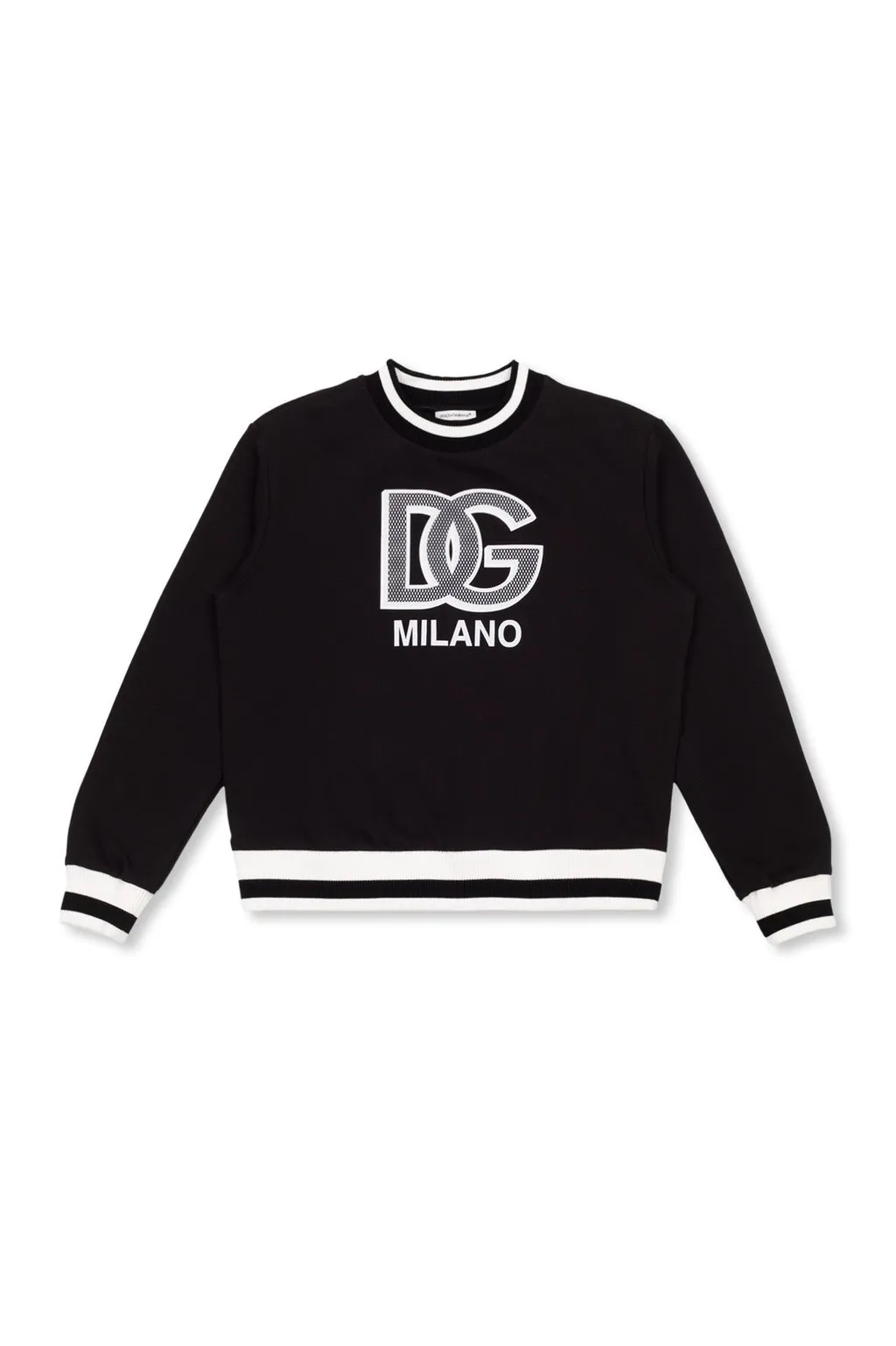 Dolce & Gabbana Kids Logo-Patch Crewneck Sweatshirt