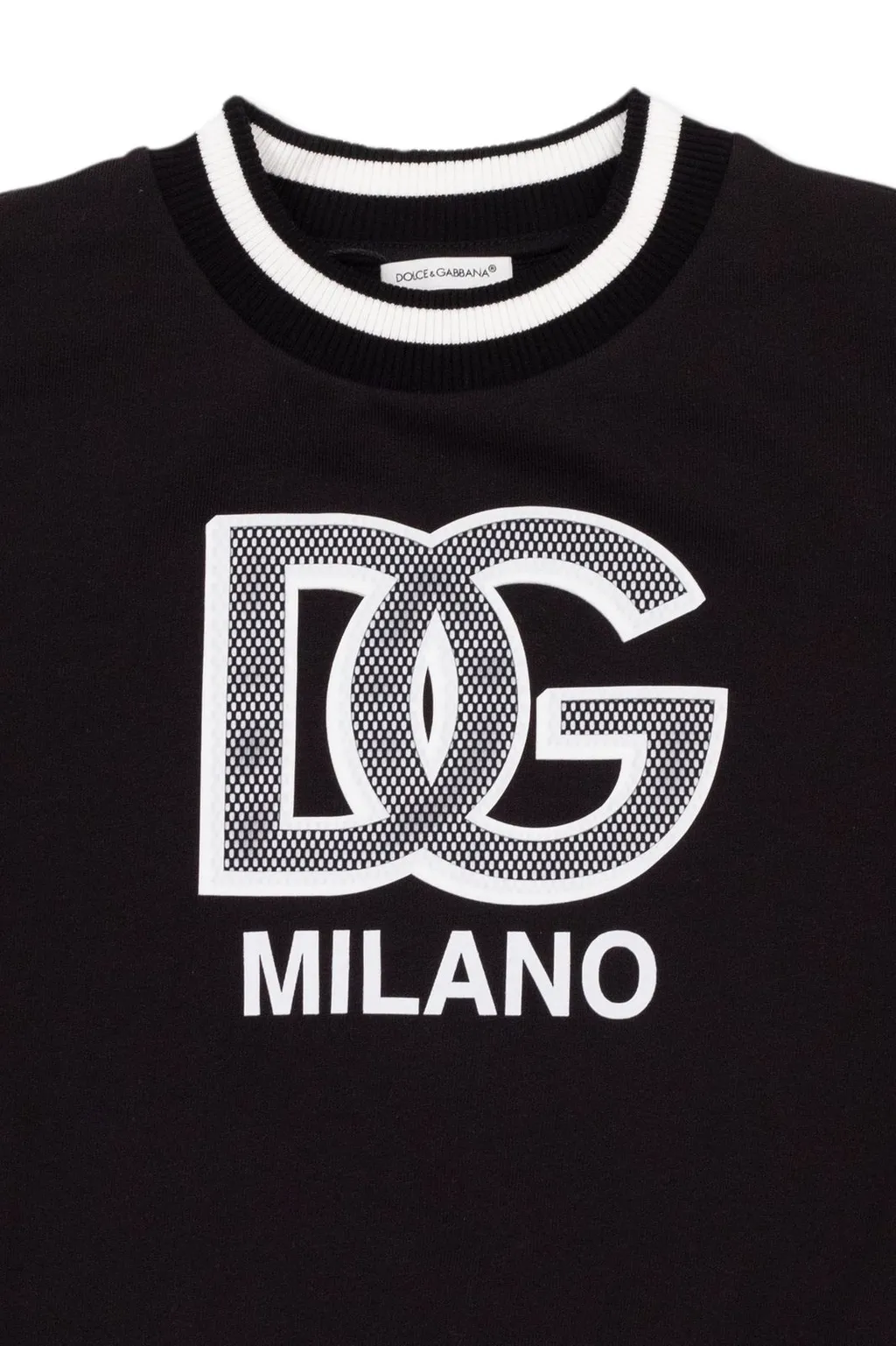 Dolce & Gabbana Kids Logo-Patch Crewneck Sweatshirt