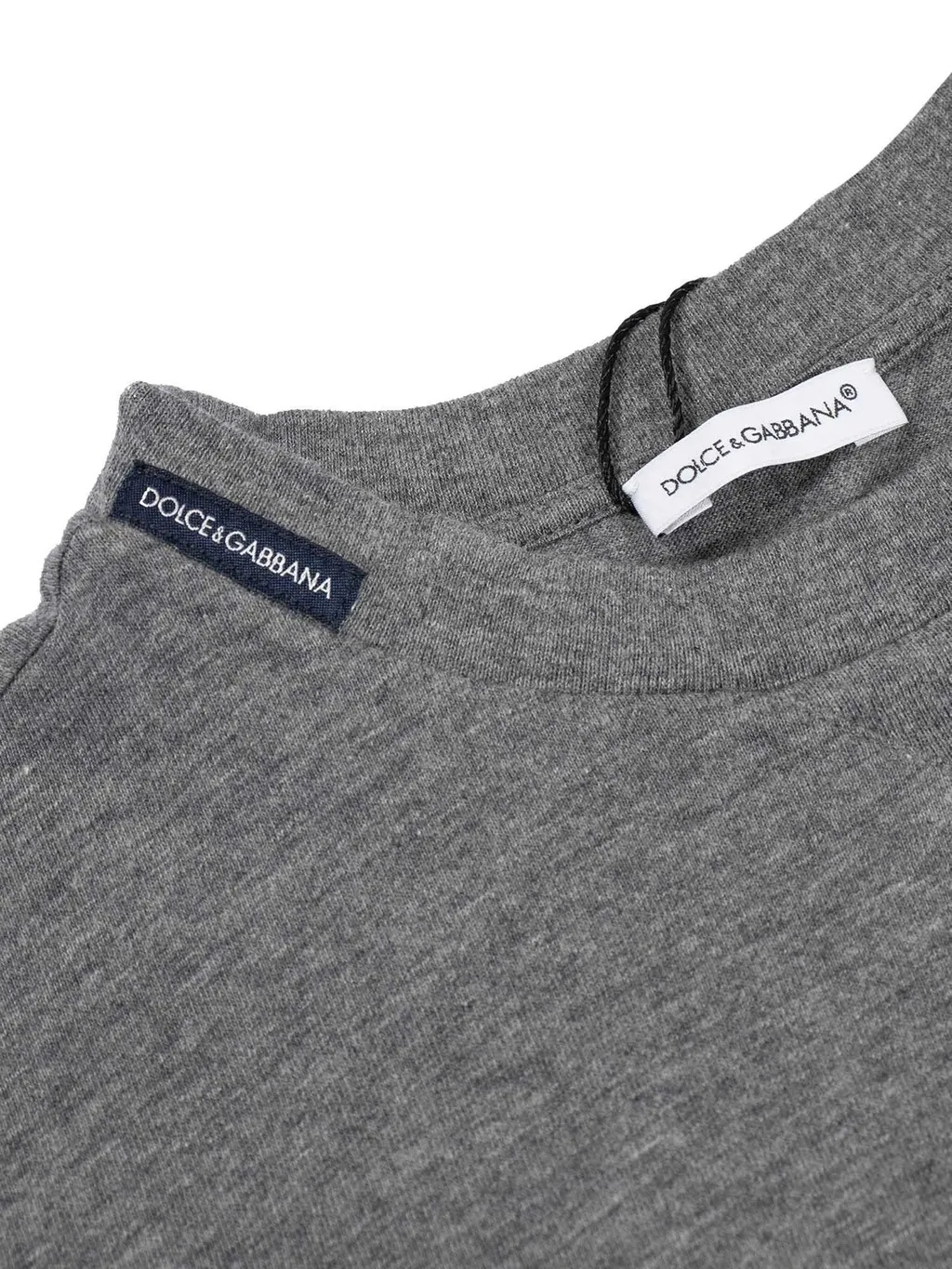 Dolce & Gabbana Kids Logo Patch Crewneck T-Shirt