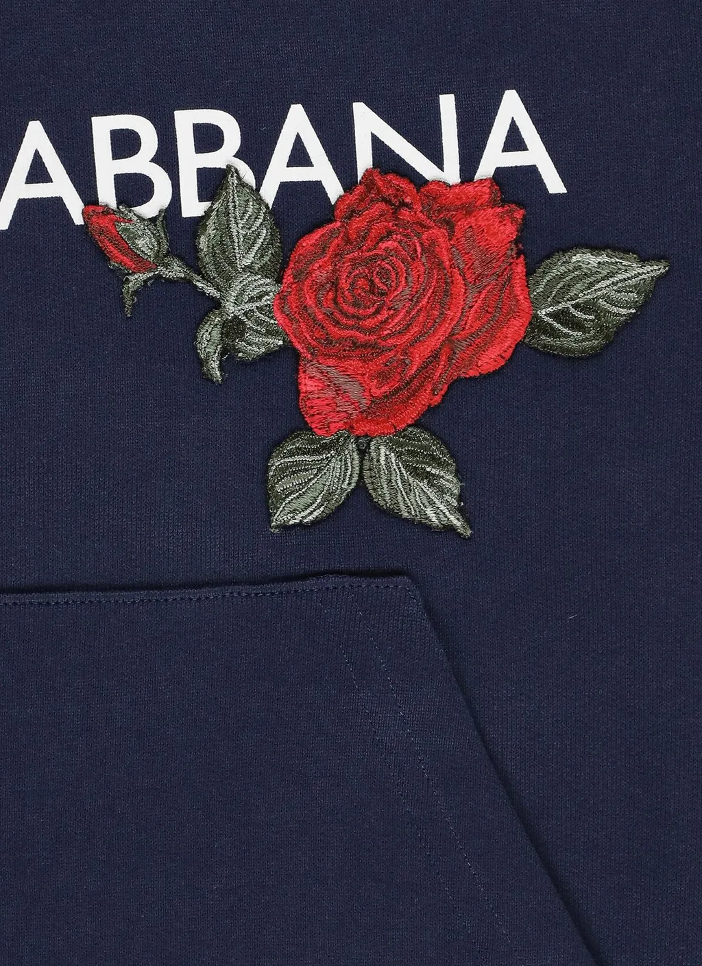 Dolce & Gabbana Kids Rose Patch Crewneck Sweatshirt