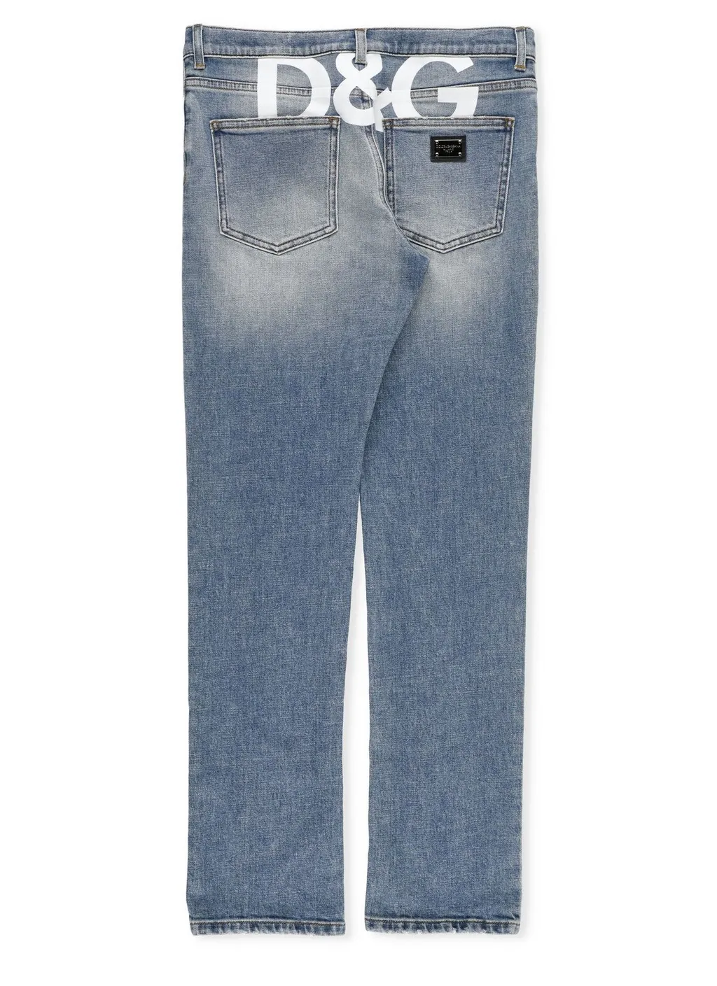 Dolce & Gabbana Kids Logo Printed Jeans