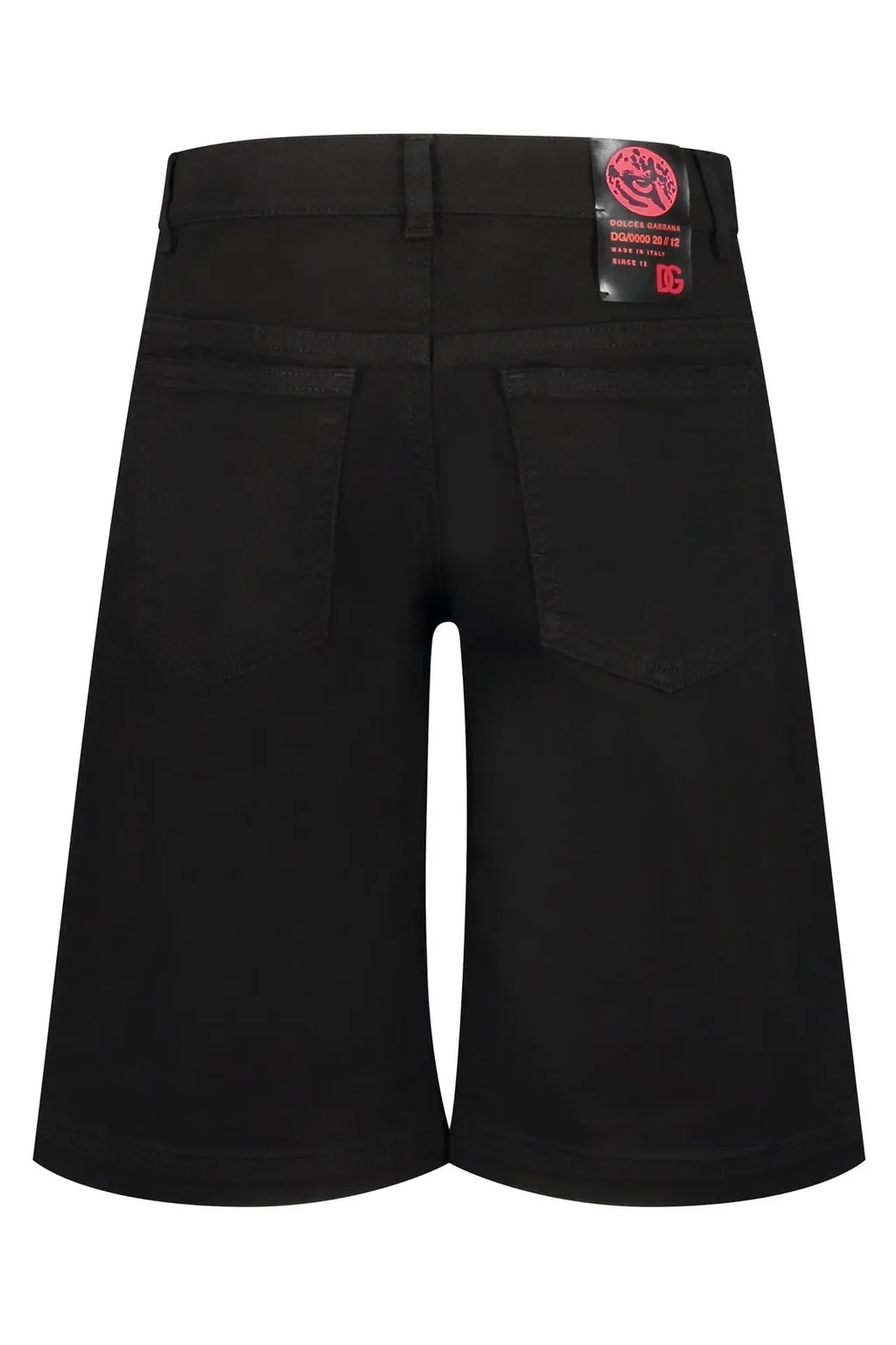 Dolce & Gabbana Kids Mid Rise Distressed Finish Shorts