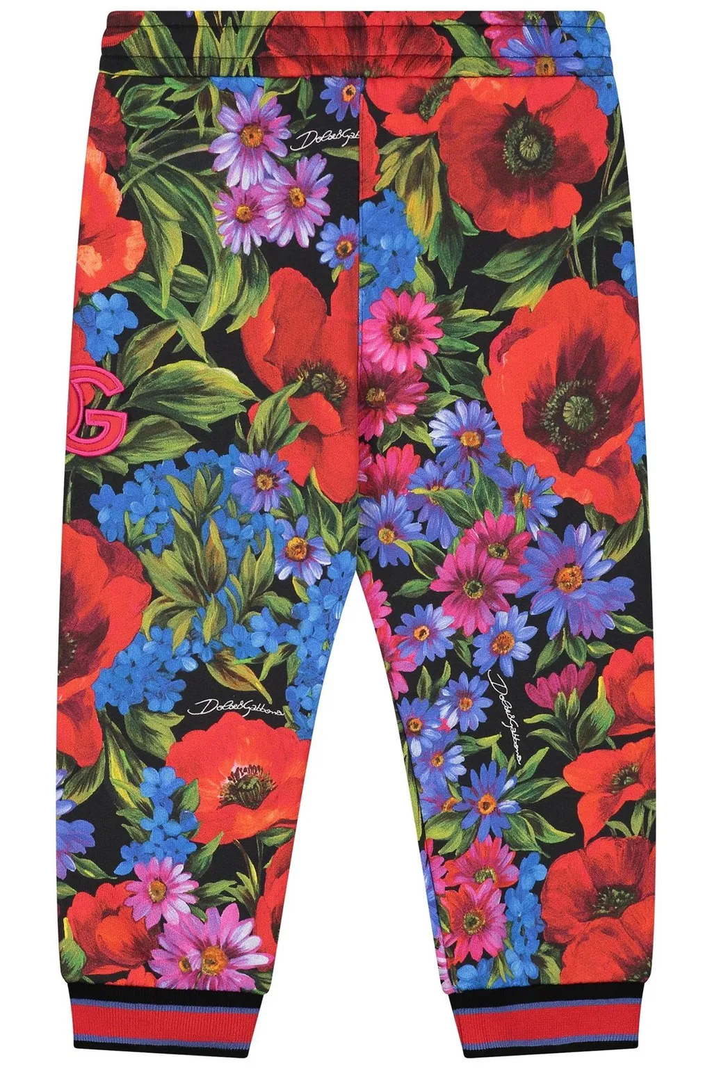 Dolce & Gabbana Kids Meadow Printed Drawstring Track Trousers