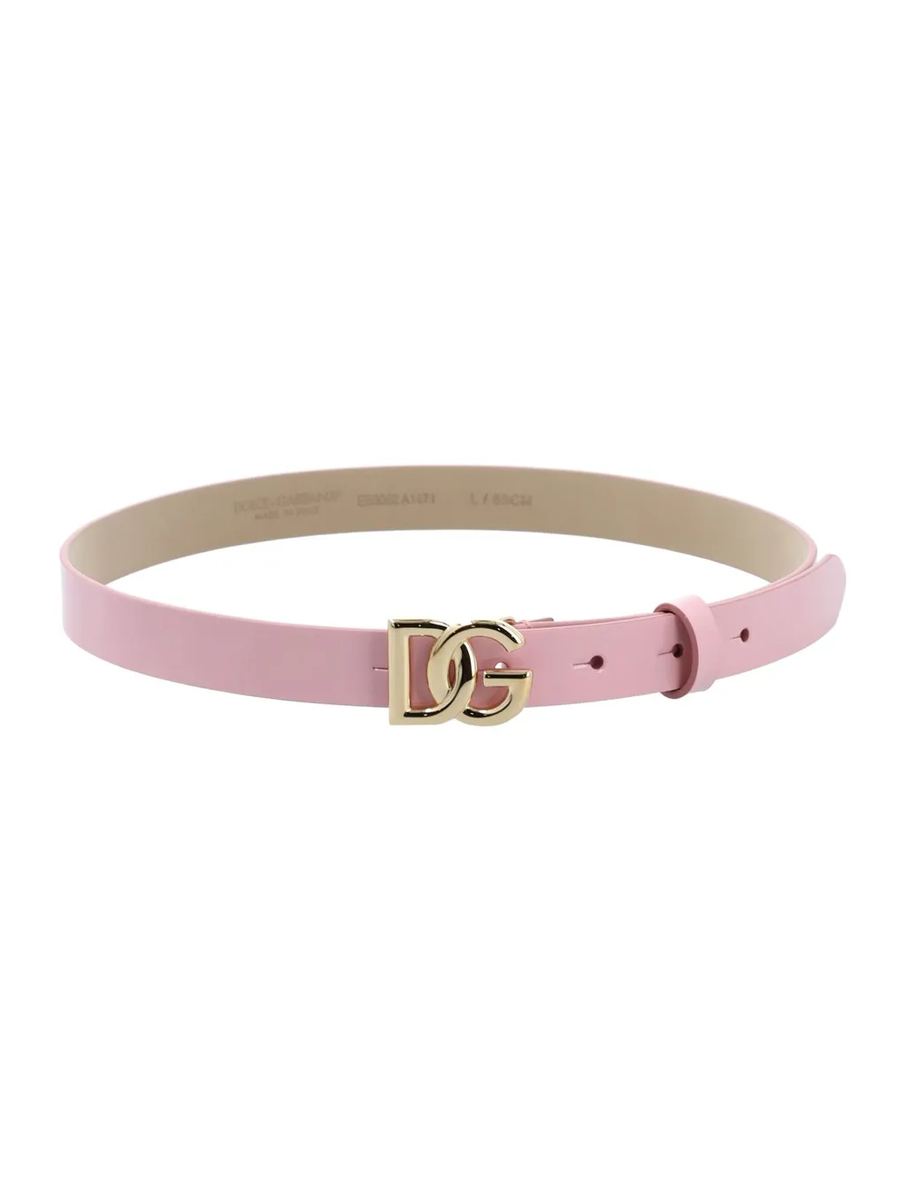 Dolce & Gabbana Kids Logo Plaque Buckled Belt