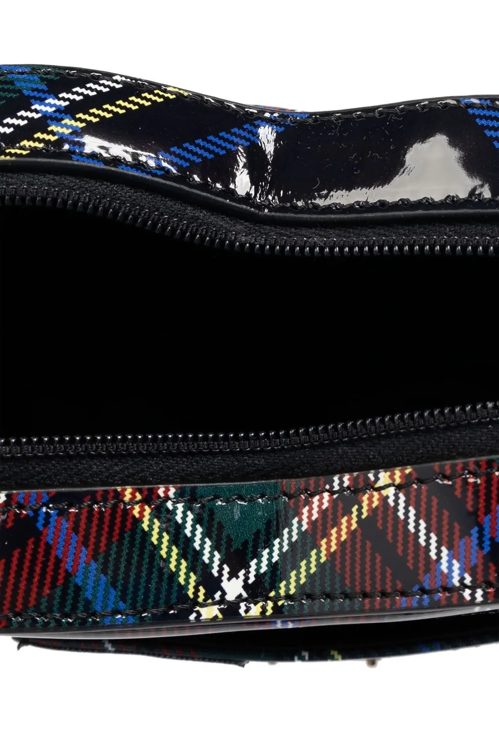 Dolce & Gabbana Kids Tartan Printed Heart Shaped Shoulder Bag