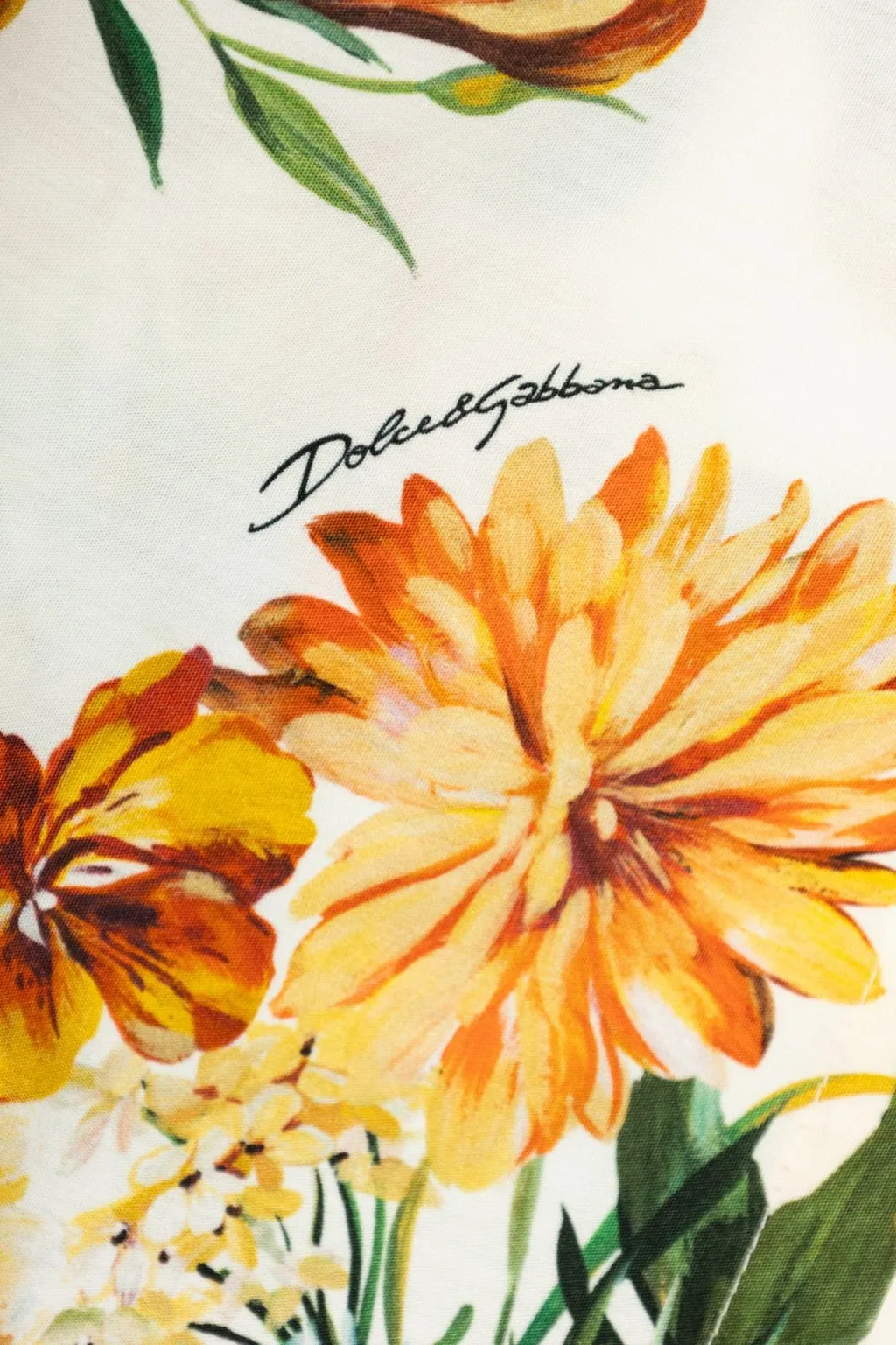 Dolce & Gabbana Kids Flower-Print Poplin Set