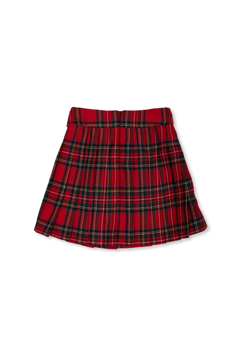 Dolce & Gabbana Kids Pleated Tartan Skirt