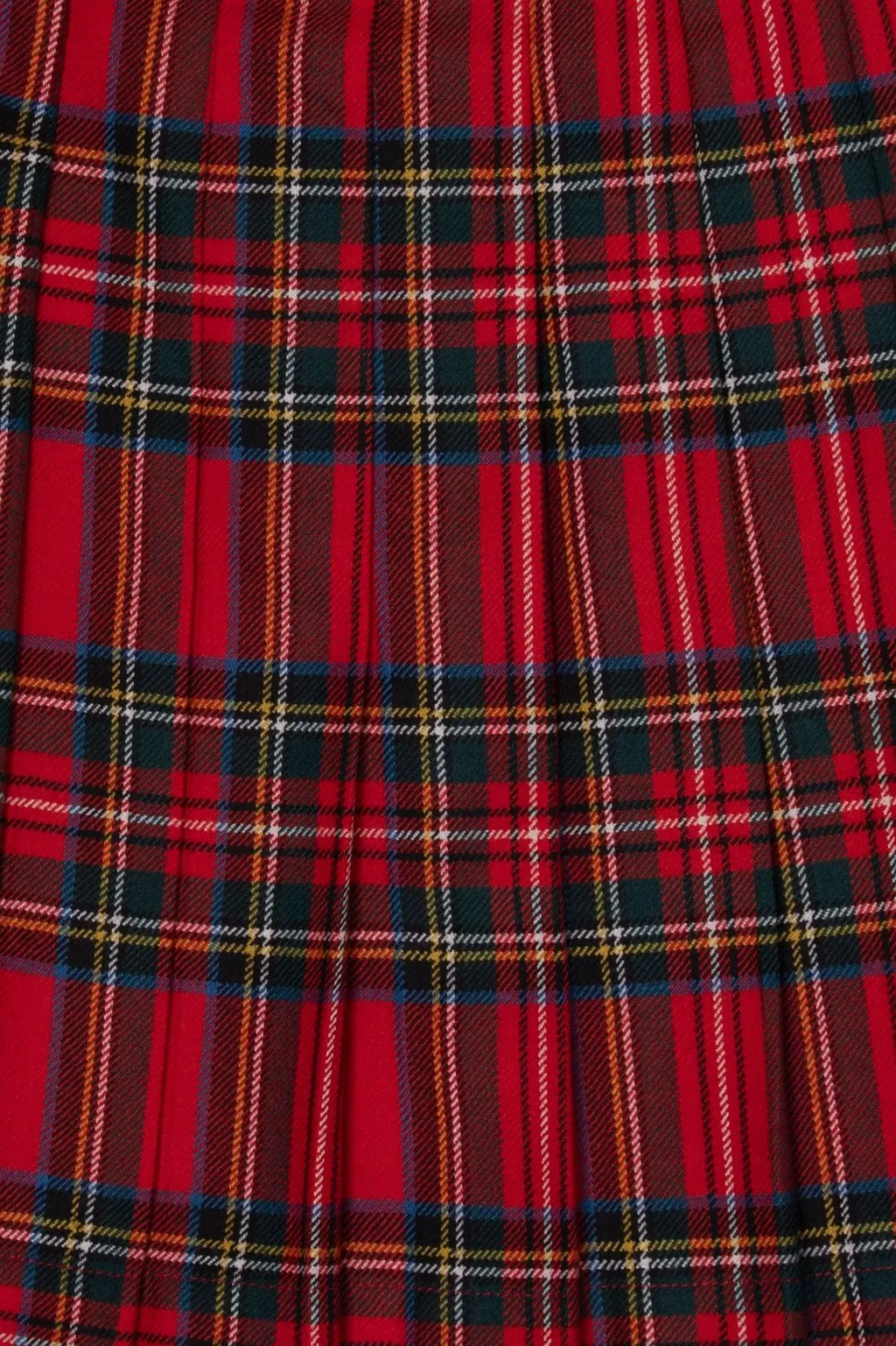 Dolce & Gabbana Kids Pleated Tartan Skirt