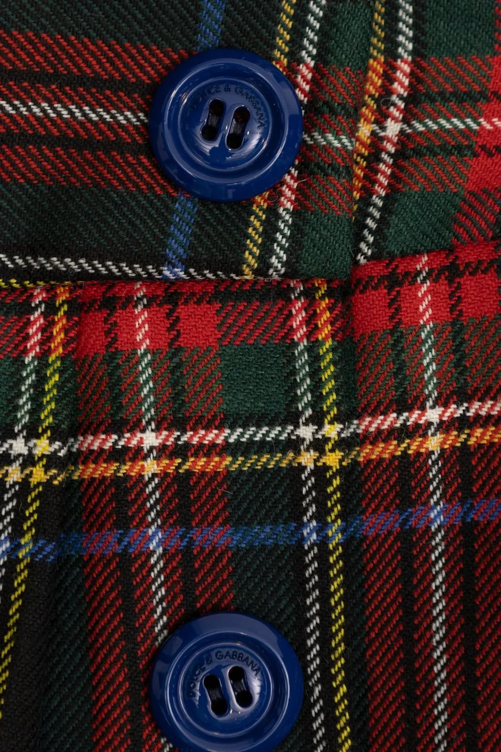 Dolce & Gabbana Kids Tartan Pleated Skirt