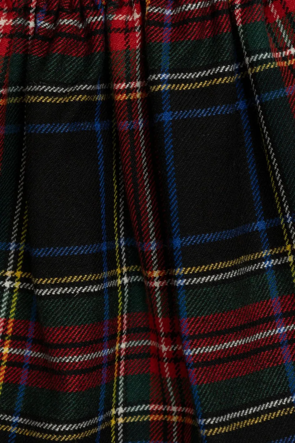 Dolce & Gabbana Kids Floral Printed Tartan Jersey Dress