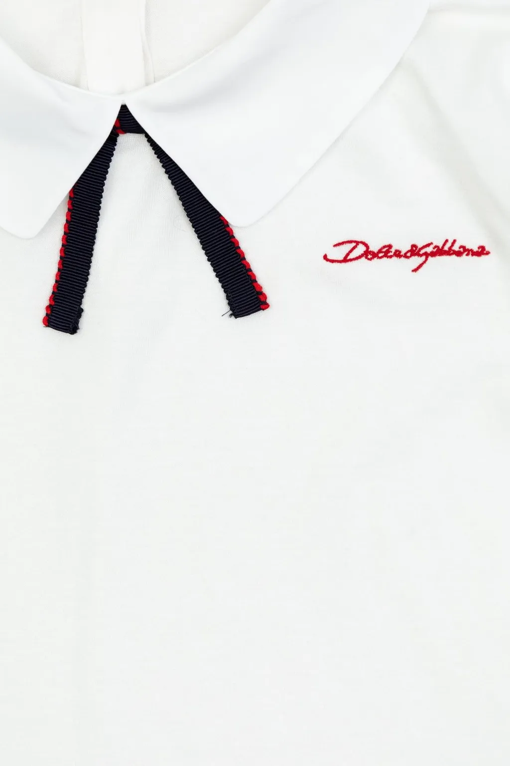 Dolce & Gabbana Kids Logo Embroidered Jersey T-Shirt