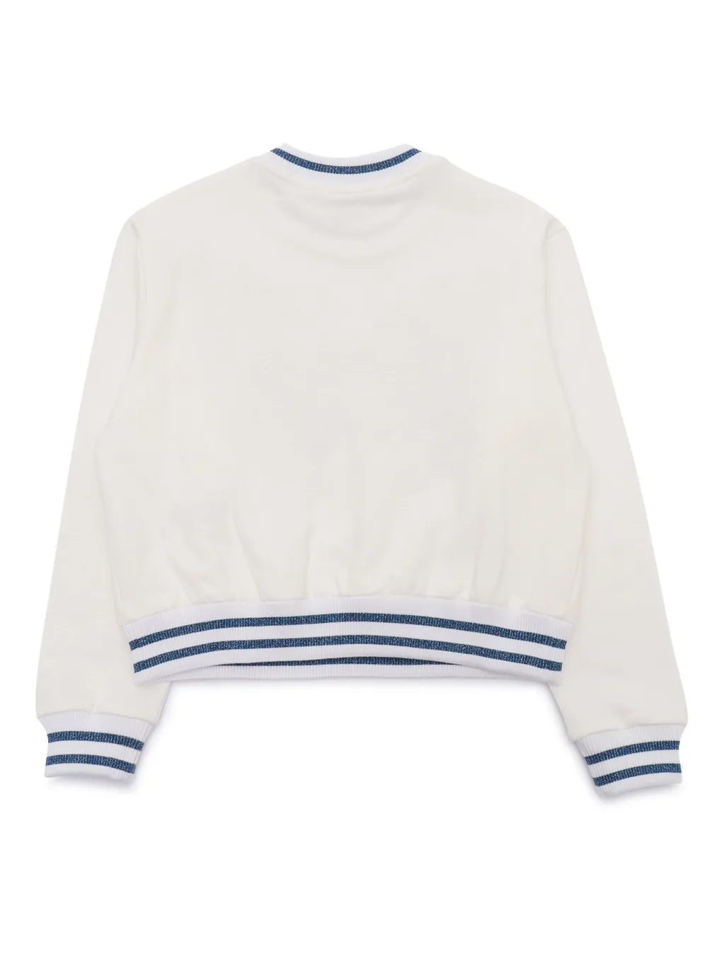 Dolce & Gabbana Kids Butterfly And Dg Logo Round-Neck Sweatshirt