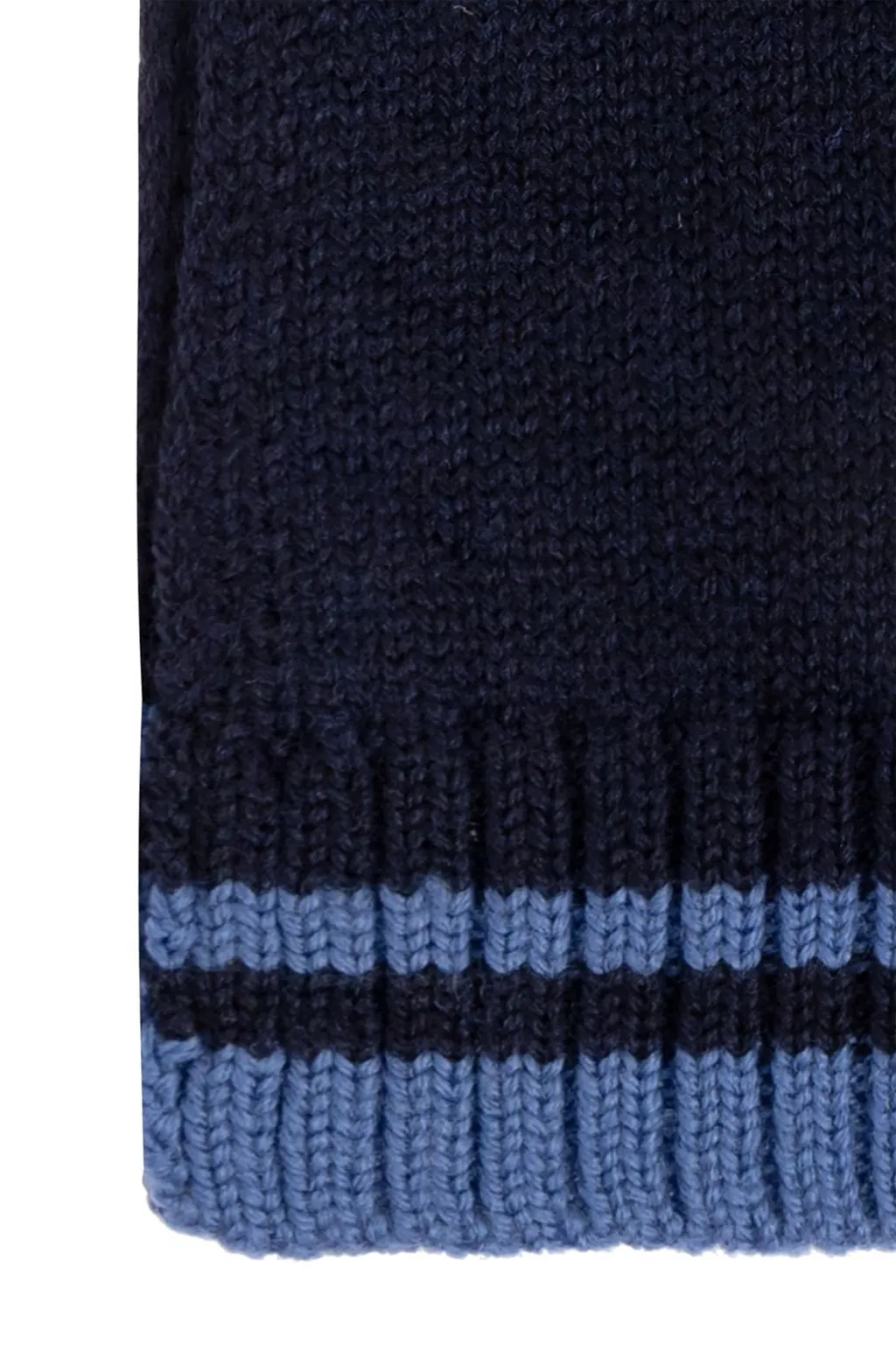 Dolce & Gabbana Kids Dg Patch Embroidered Knitted Scarf