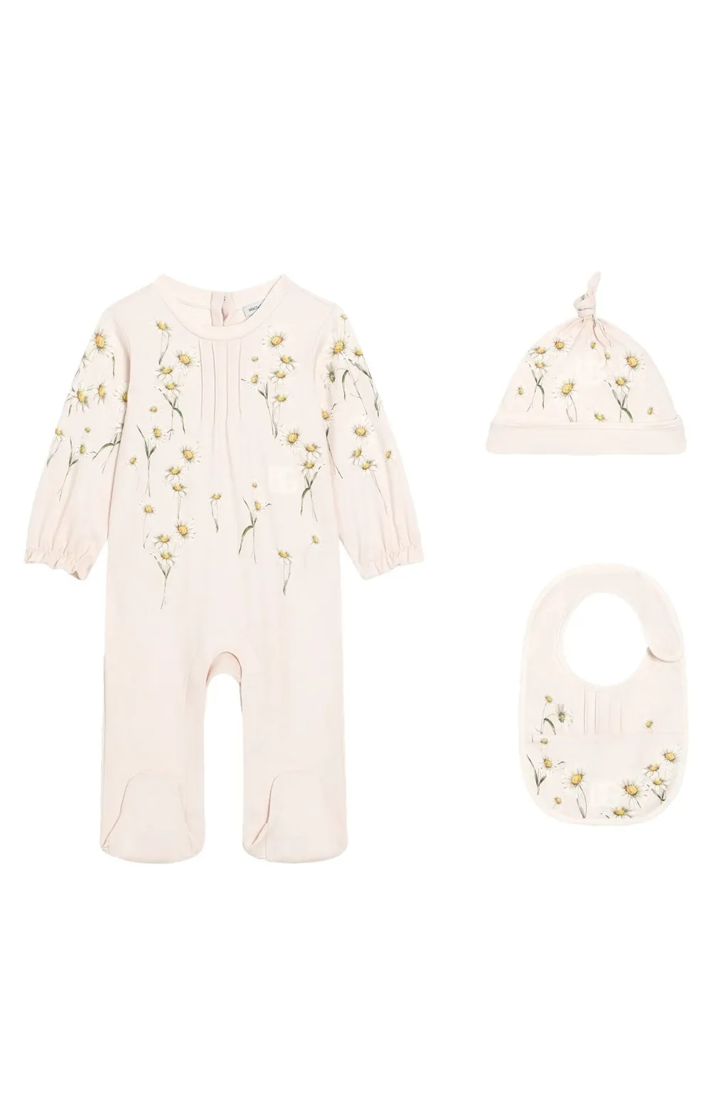 Dolce & Gabbana Kids Daisy Print 3-Piece Interlock Gift Set