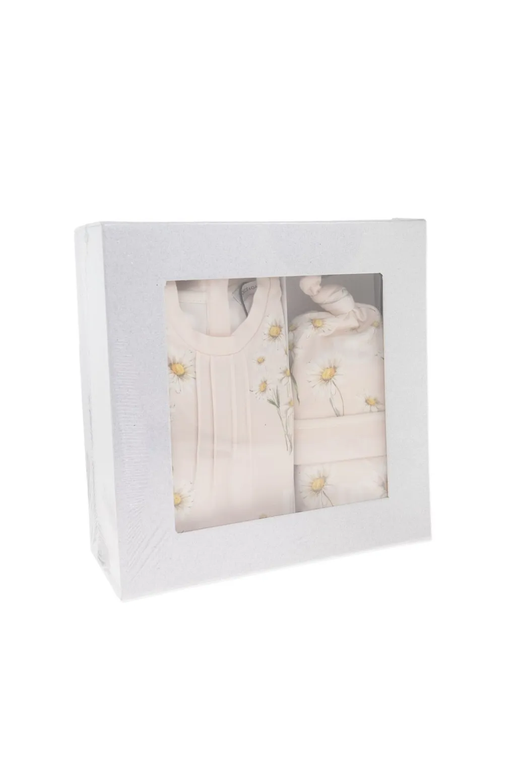 Dolce & Gabbana Kids Daisy Print 3-Piece Interlock Gift Set
