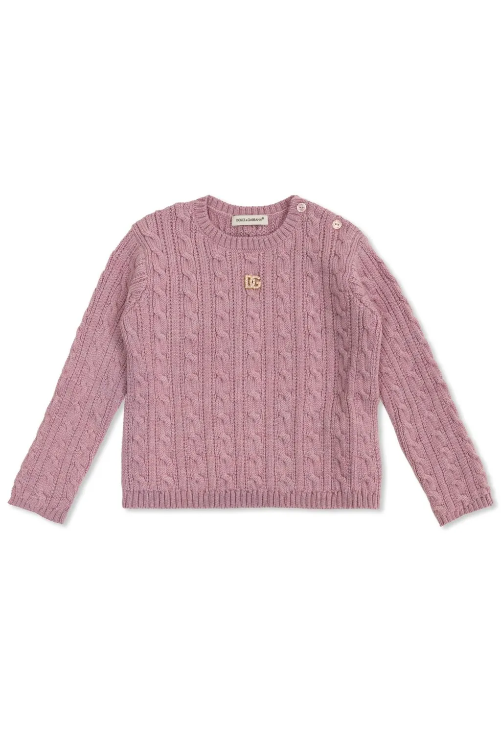 Dolce & Gabbana Kids Logo Embellished Jumper