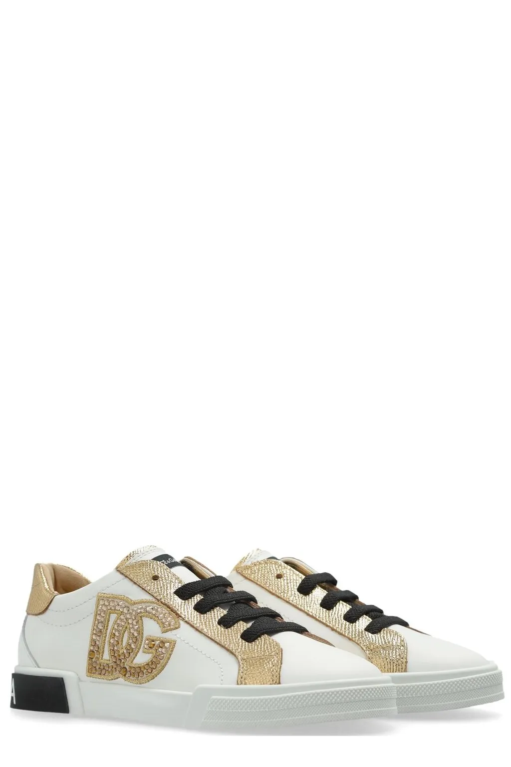 Dolce & Gabbana Kids Logo Embellished Sneakers