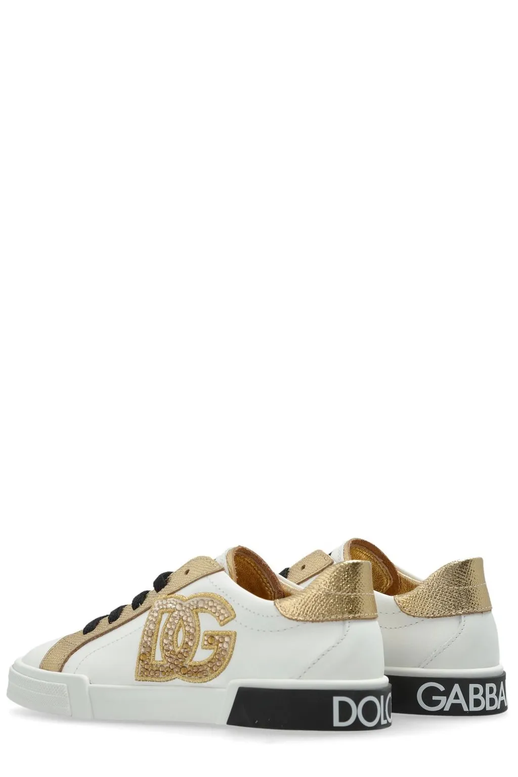 Dolce & Gabbana Kids Logo Embellished Sneakers