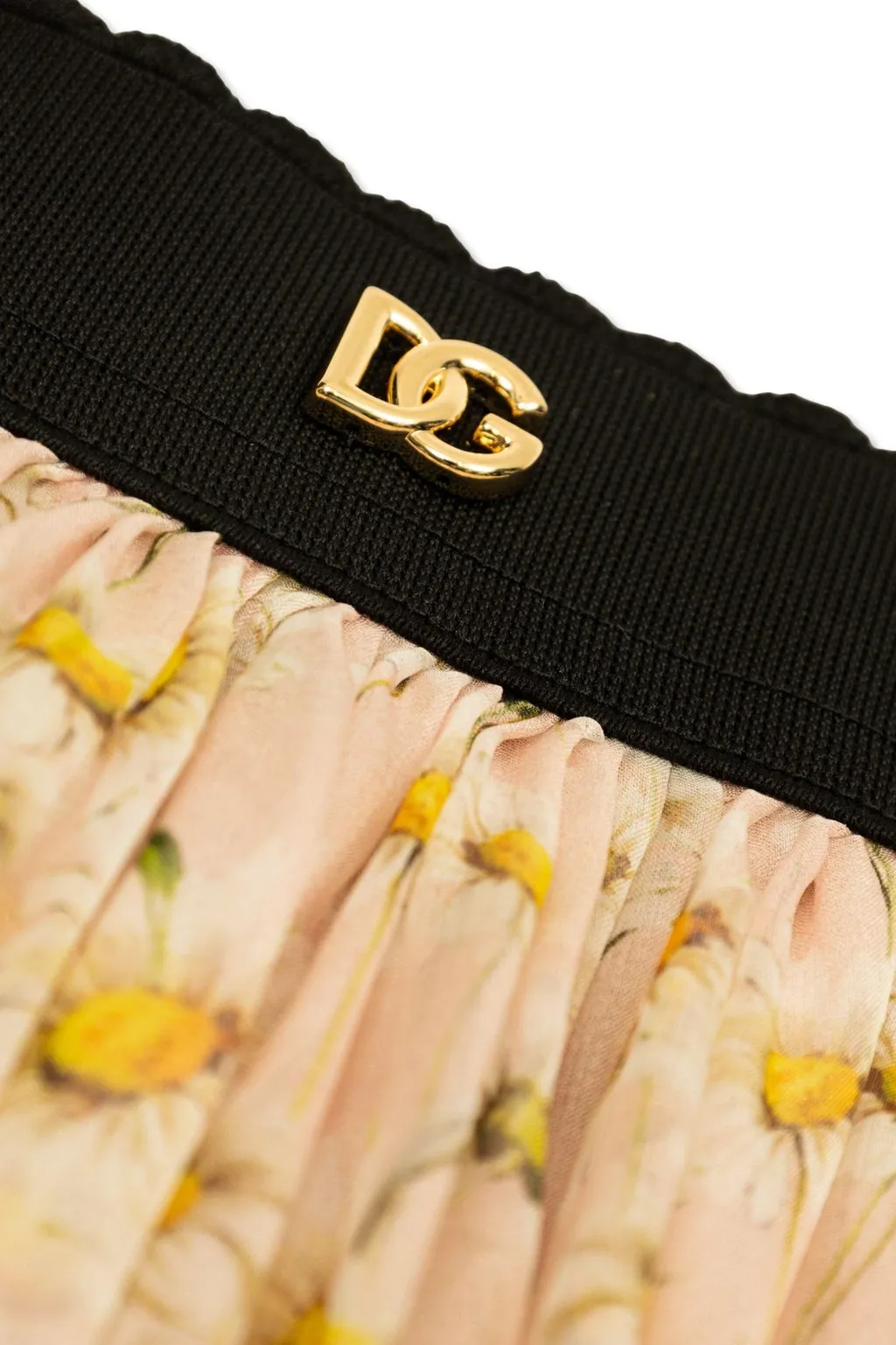 Dolce & Gabbana Kids Daisy-Printed A-Line Skirt