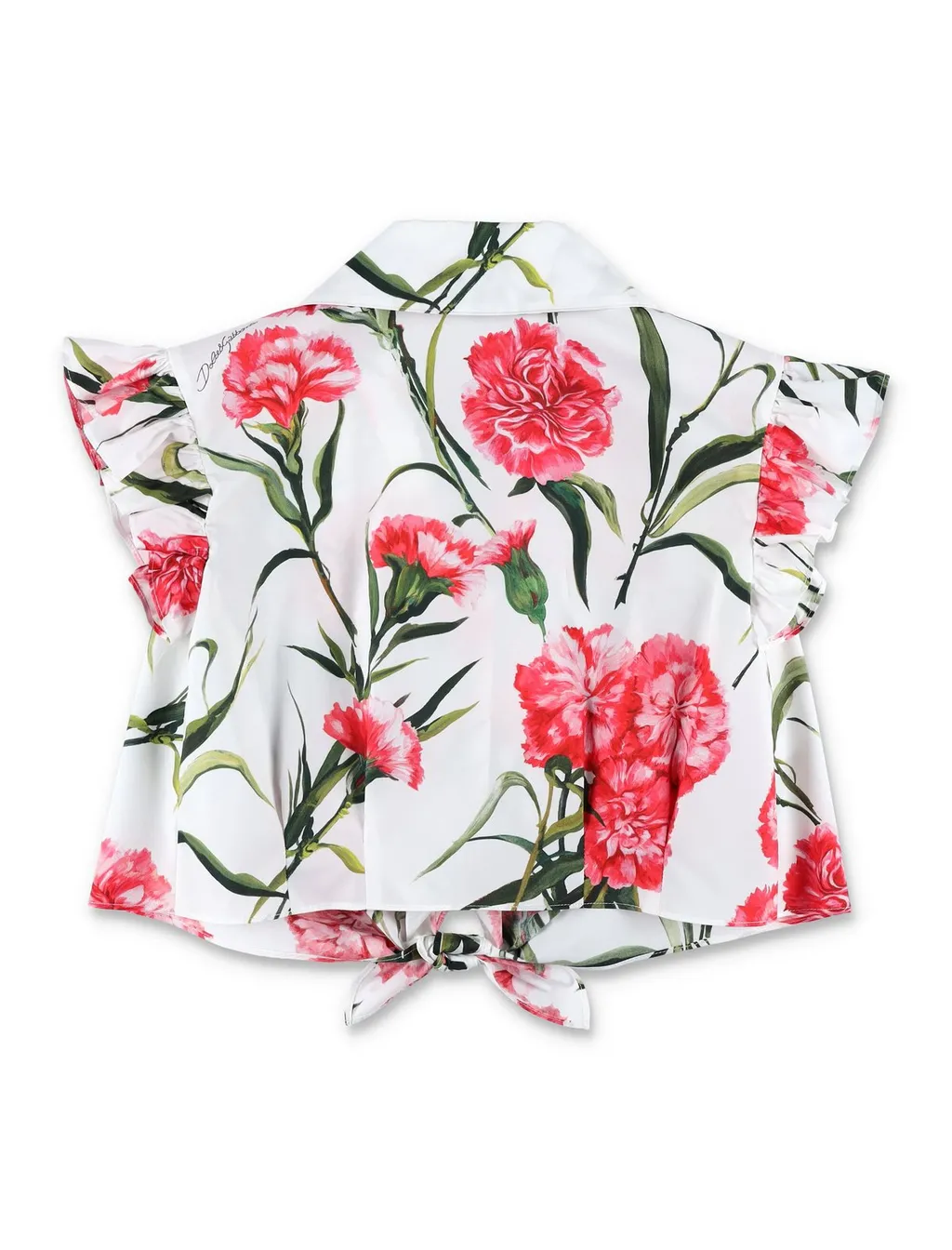 Dolce & Gabbana Kids Floral Printed Sleeveles Shirt