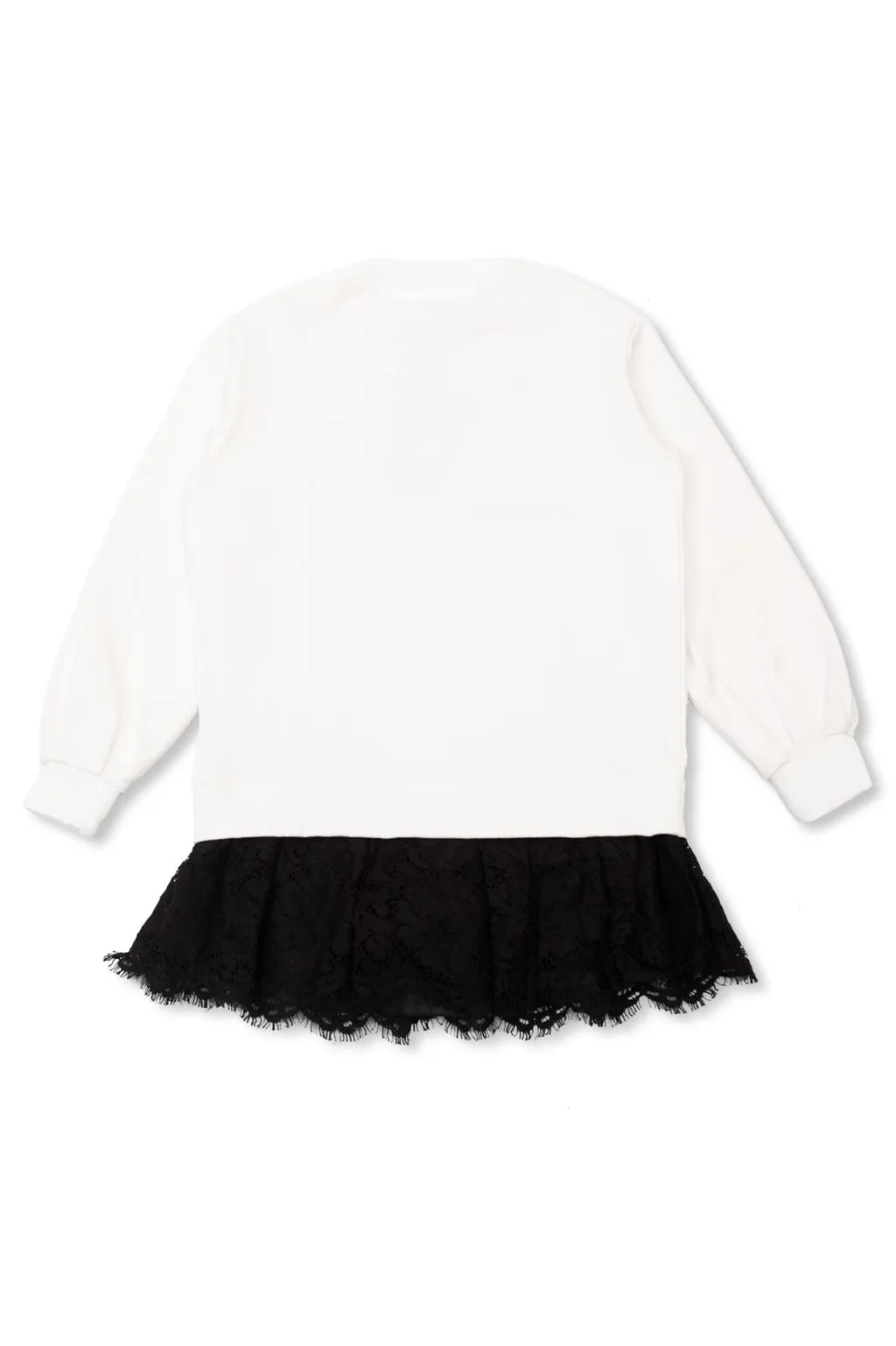 Dolce & Gabbana Kids Dg Logo Patch Sweatshirt-Style Jersey Dress