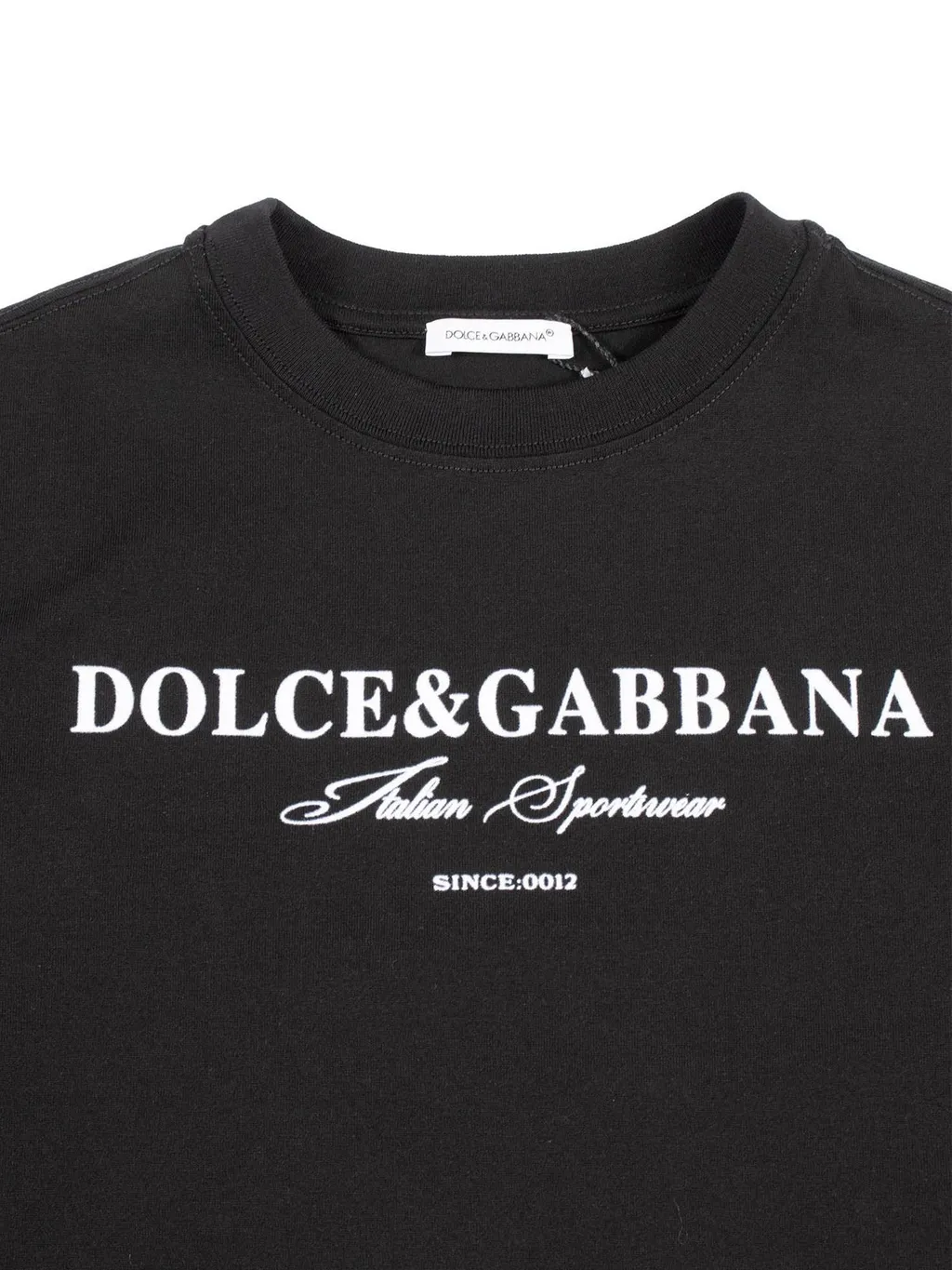 Dolce & Gabbana Kids Logo Print Short-Sleeved Jersey T-Shirt