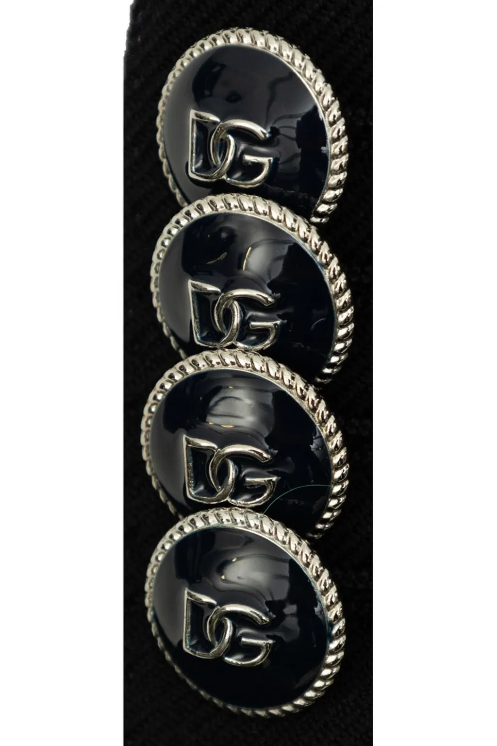 Dolce & Gabbana Kids V-Neck Logo Patch Blazer