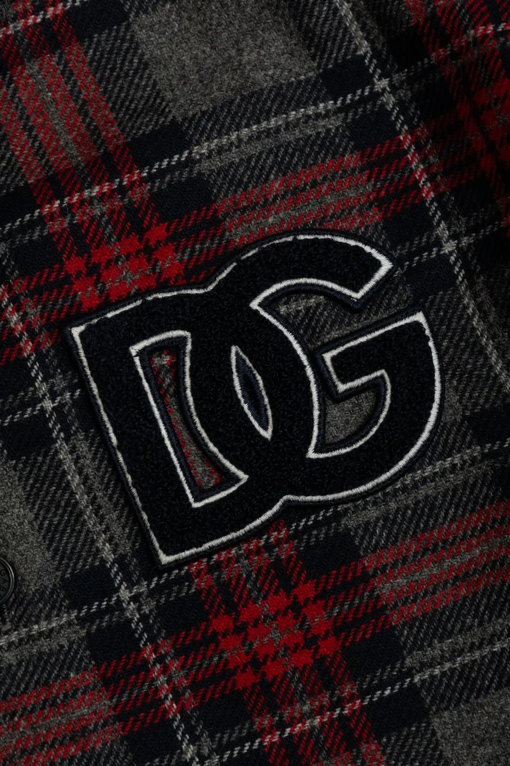 Dolce & Gabbana Kids Plaid-Check Curved Hem Shirt