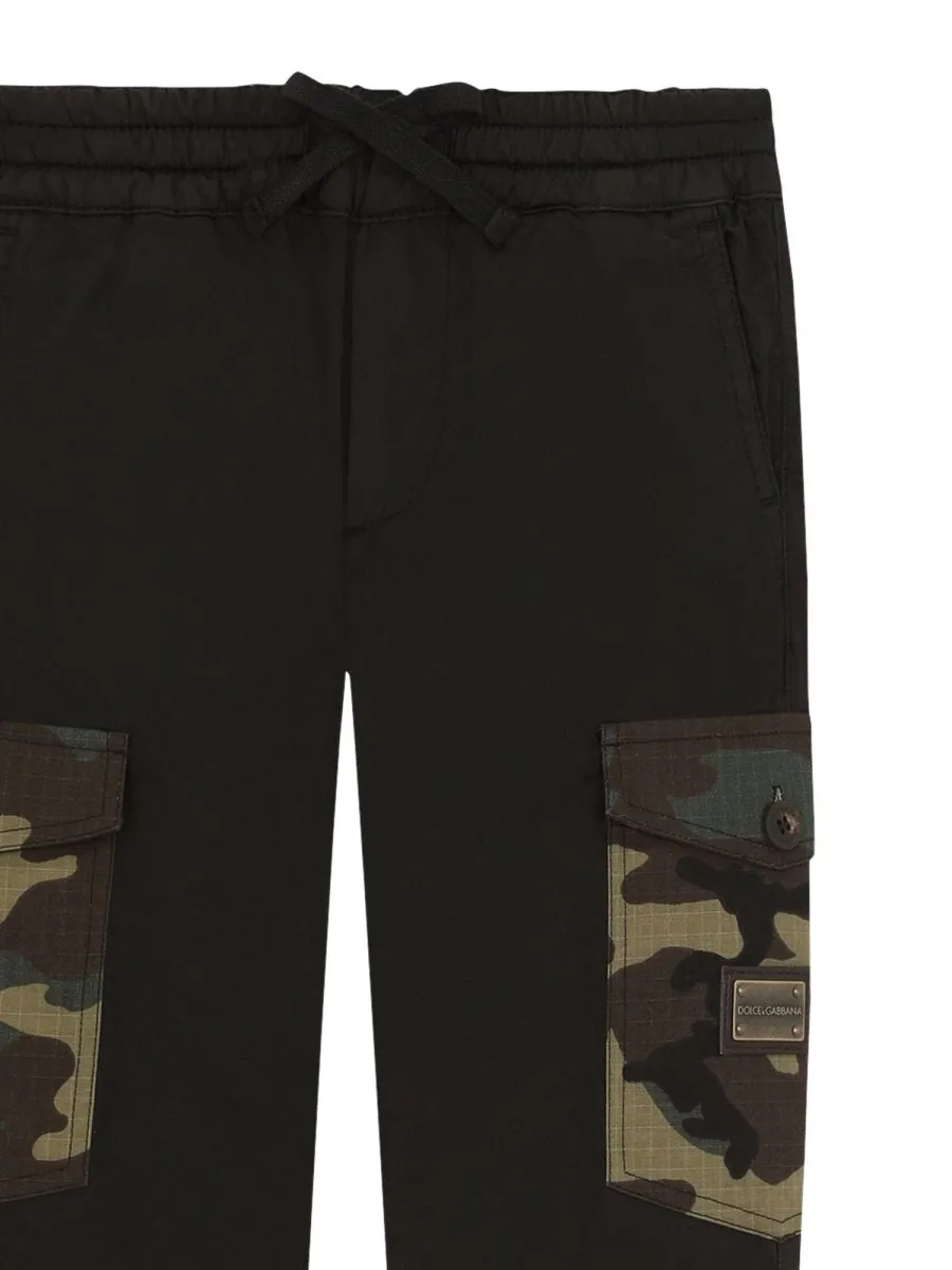 Dolce & Gabbana Kids Cargo Style Pants