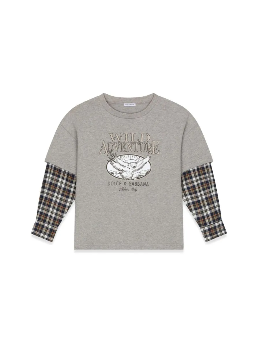 Dolce & Gabbana Kids Prairie Sleeve T-Shirt