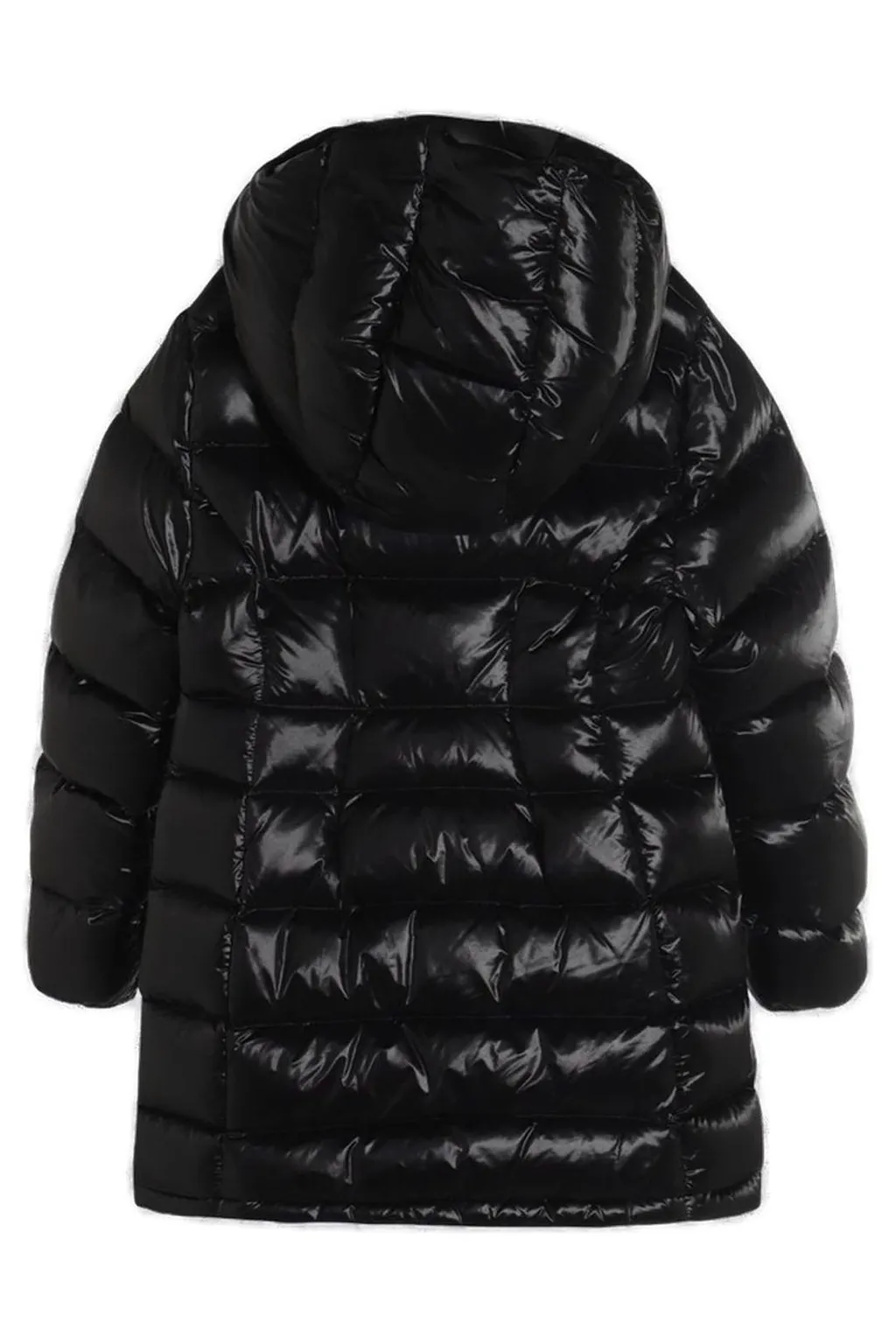 Dolce & Gabbana Kids Logo Patch Hooded Coat