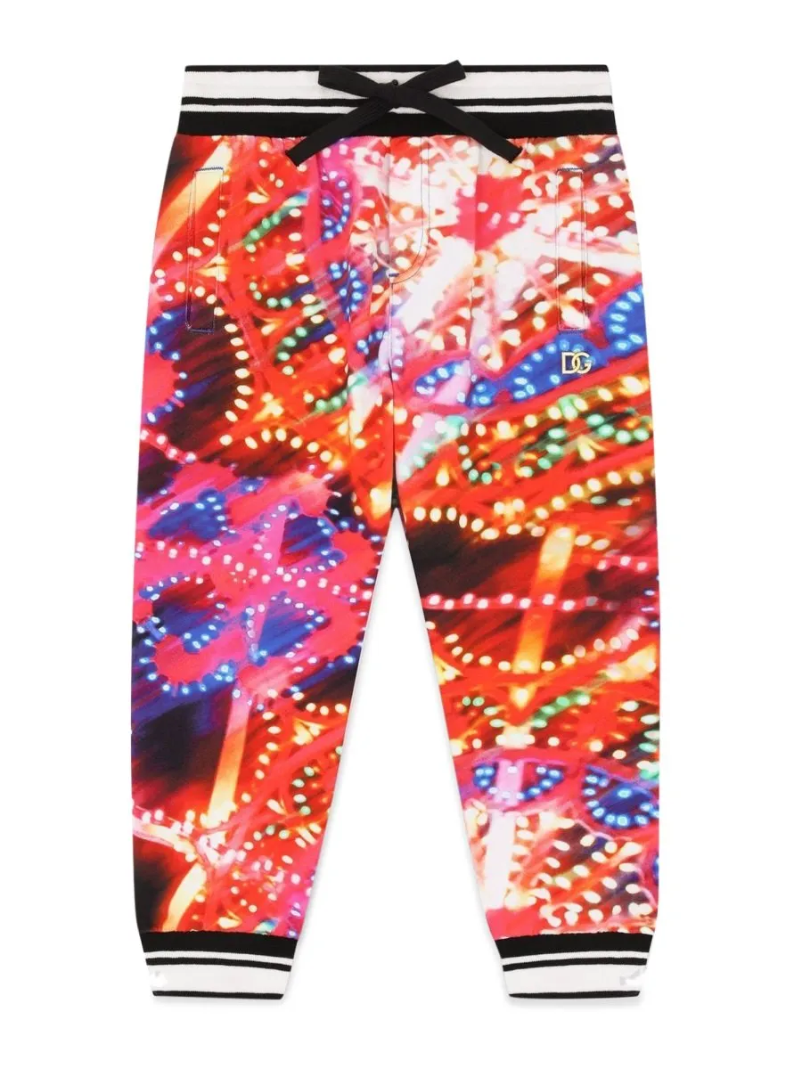 Dolce & Gabbana Kids Vibrant Print Pants