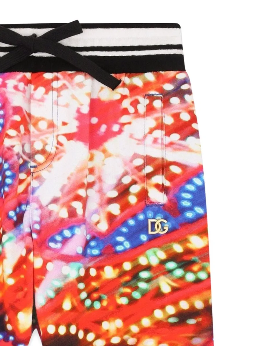 Dolce & Gabbana Kids Vibrant Print Pants