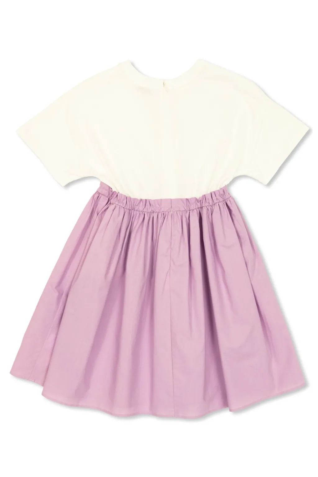 Dolce & Gabbana Kids Poplin And Jersey Dress