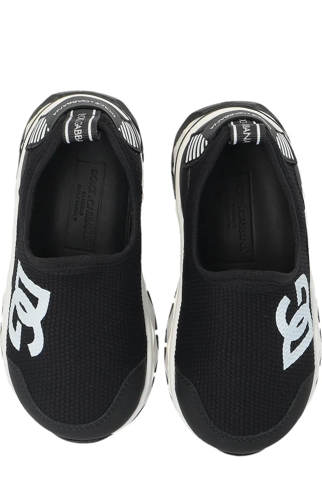 Dolce & Gabbana Kids Logo-Print Slip-On Sneakers