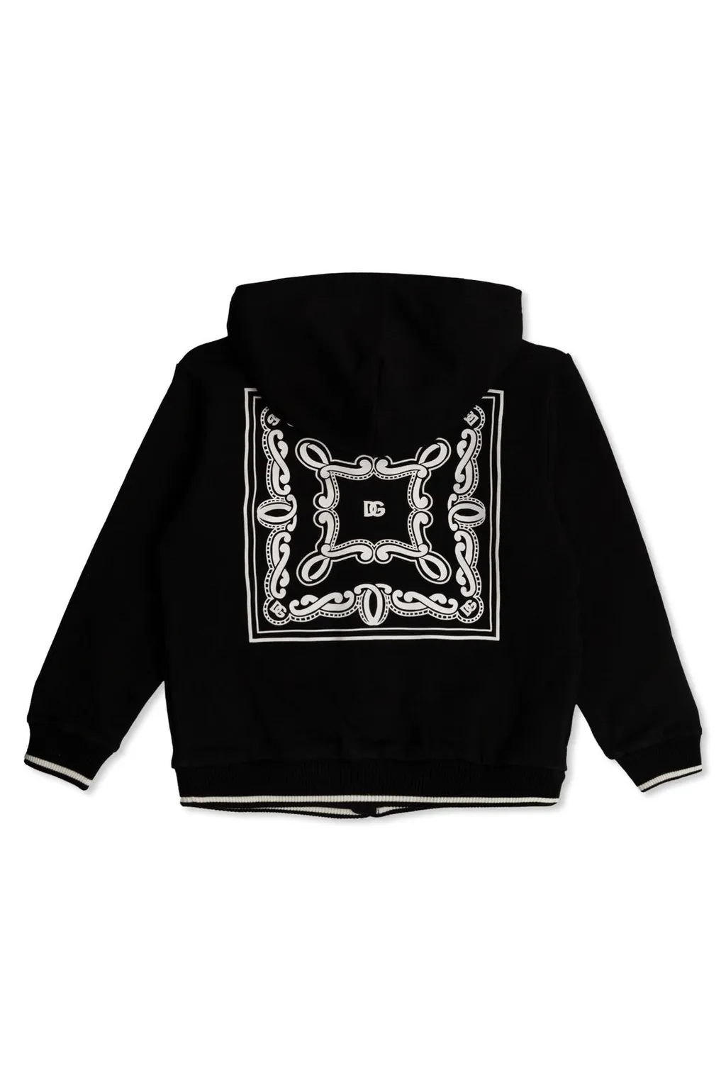 Dolce & Gabbana Kids Logo-Printed Zipped Hoodie