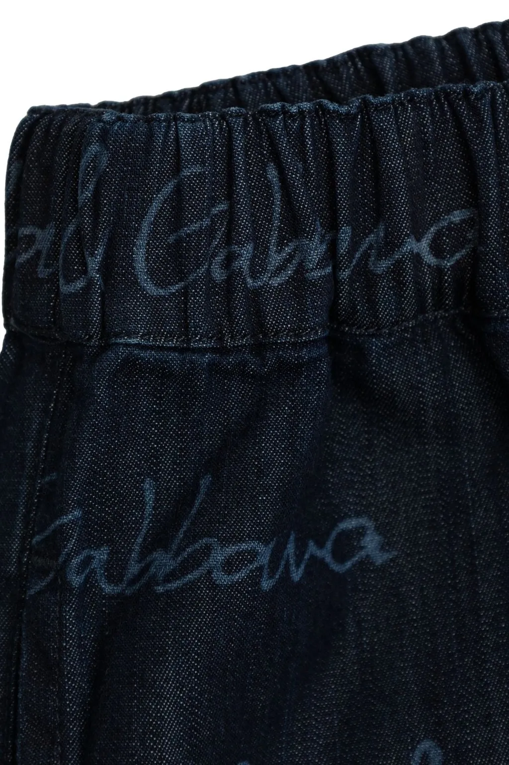 Dolce & Gabbana Kids Logo-Printed Denim Shorts