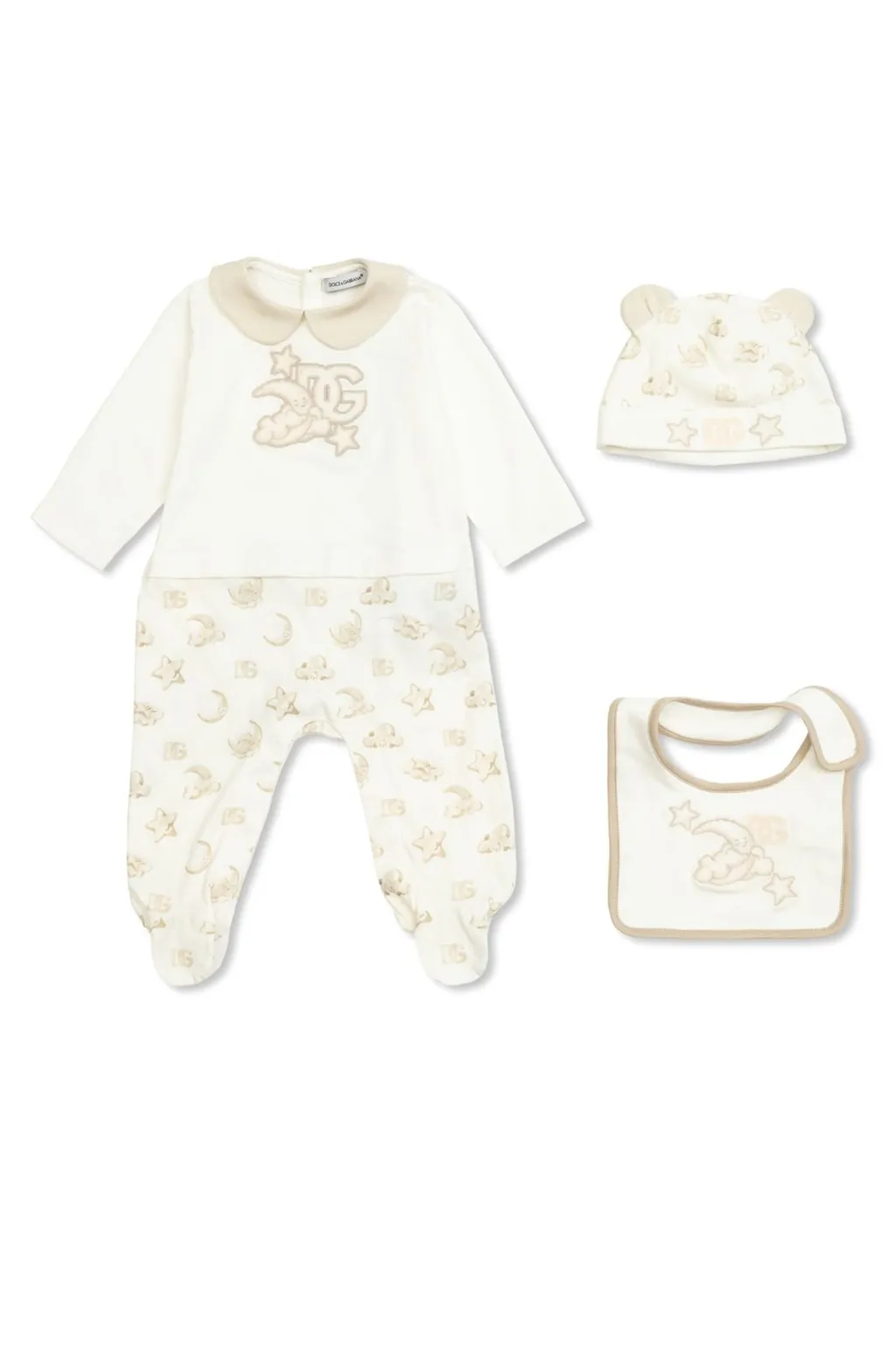 Dolce & Gabbana Kids Logo Detailed Babygrow Set