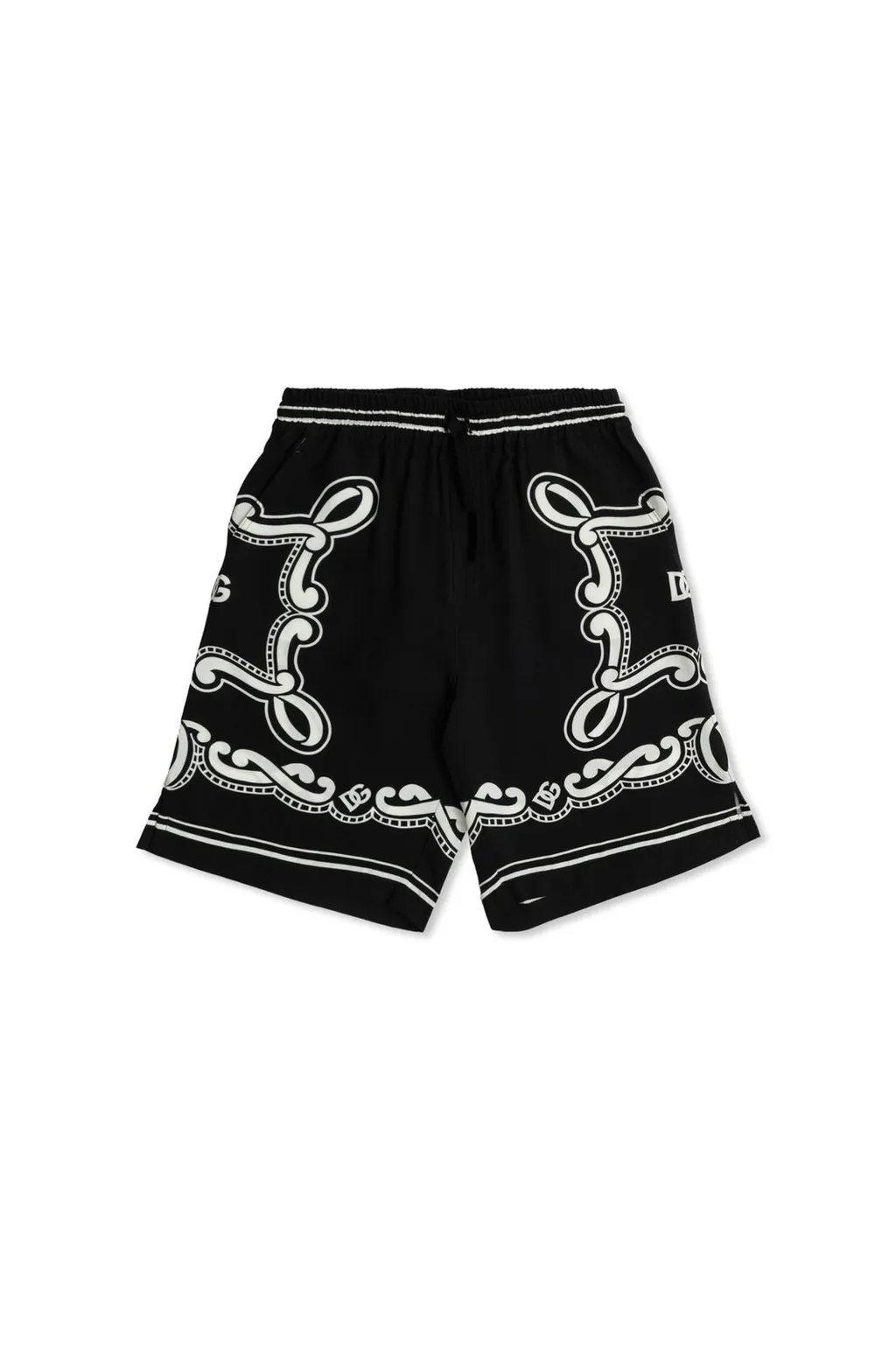 Dolce & Gabbana Kids Bandana-Printed Drawstring Shorts