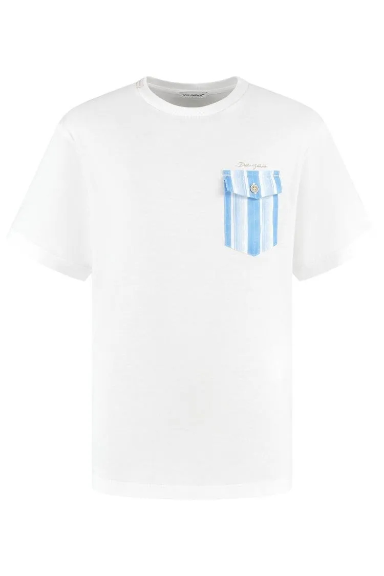 Dolce & Gabbana Kids Front Pocket Jersey T-Shirt